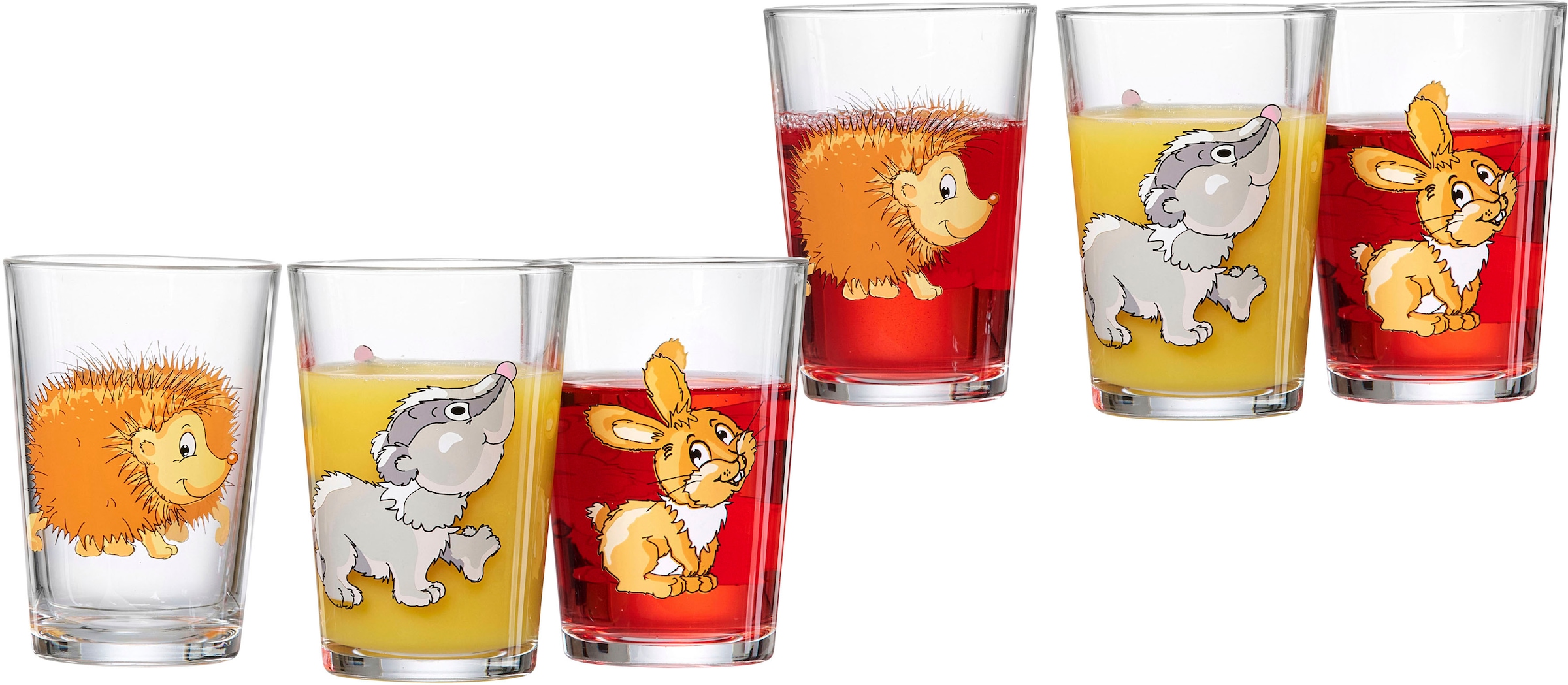 Ritzenhoff & Breker Kinderbecher "Waldtiere, 6-teilig" 3 verschiedene Tierm günstig online kaufen