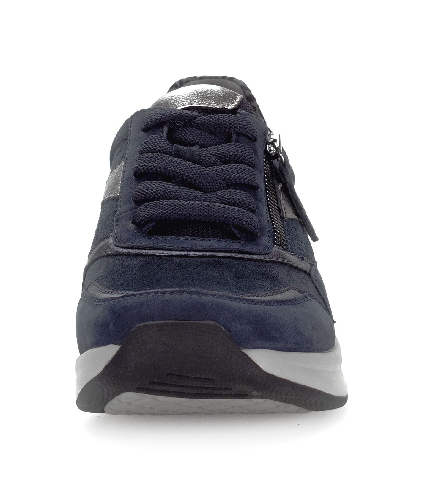 Gabor Rollingsoft Keilsneaker, Schnürschuh, Halbschuh, Freizeitschuh mit seitlichem Reißverschluss