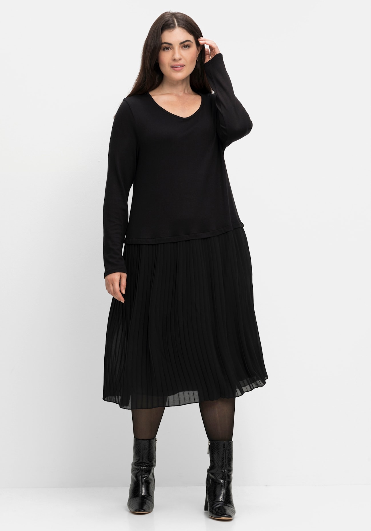Sheego Strickkleid "Strickkleid" günstig online kaufen