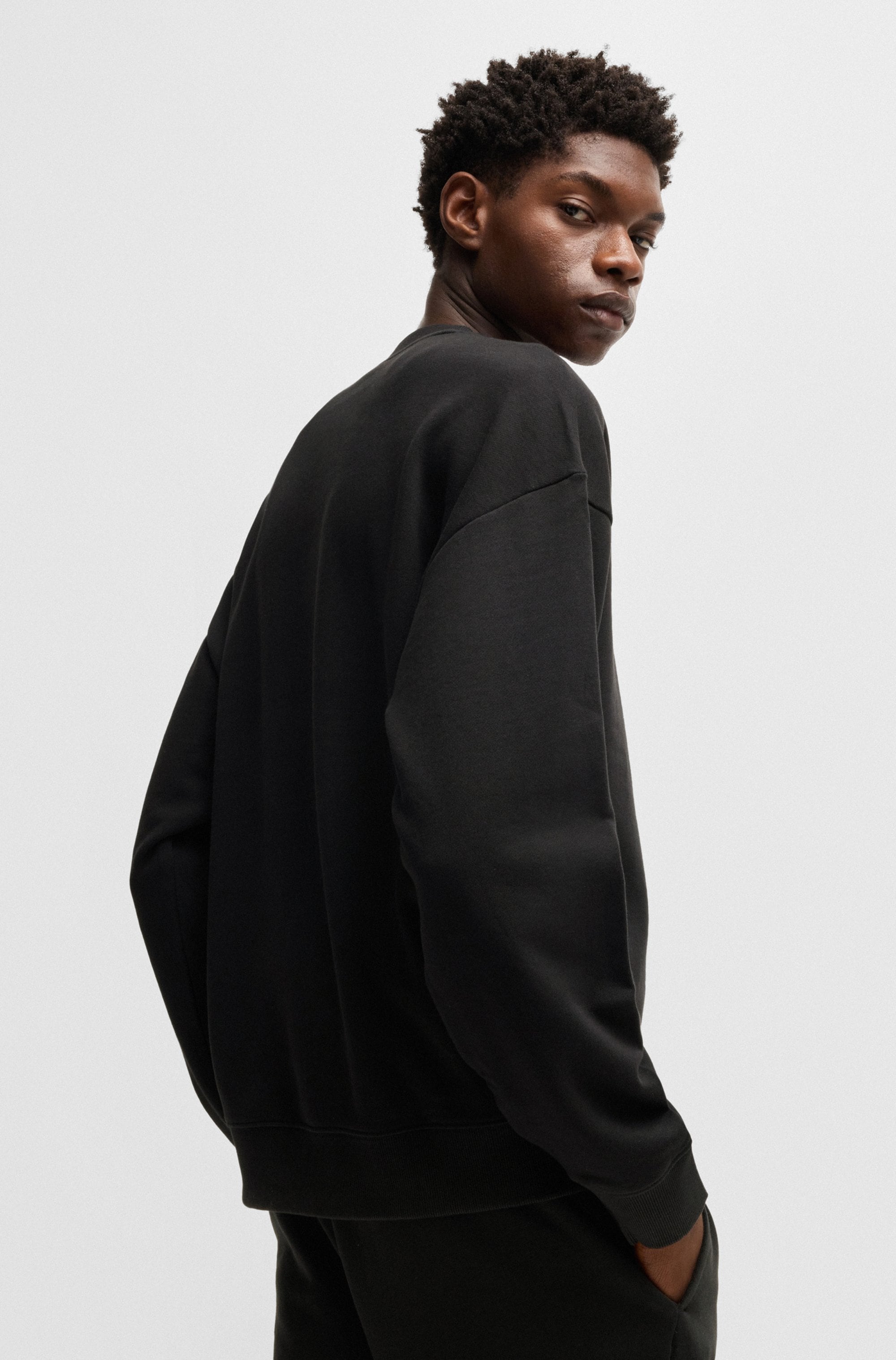 HUGO Sweatshirt »Dapocrew«, Rundhalsausschnitt, Relaxed Fit, Logo-Druck
