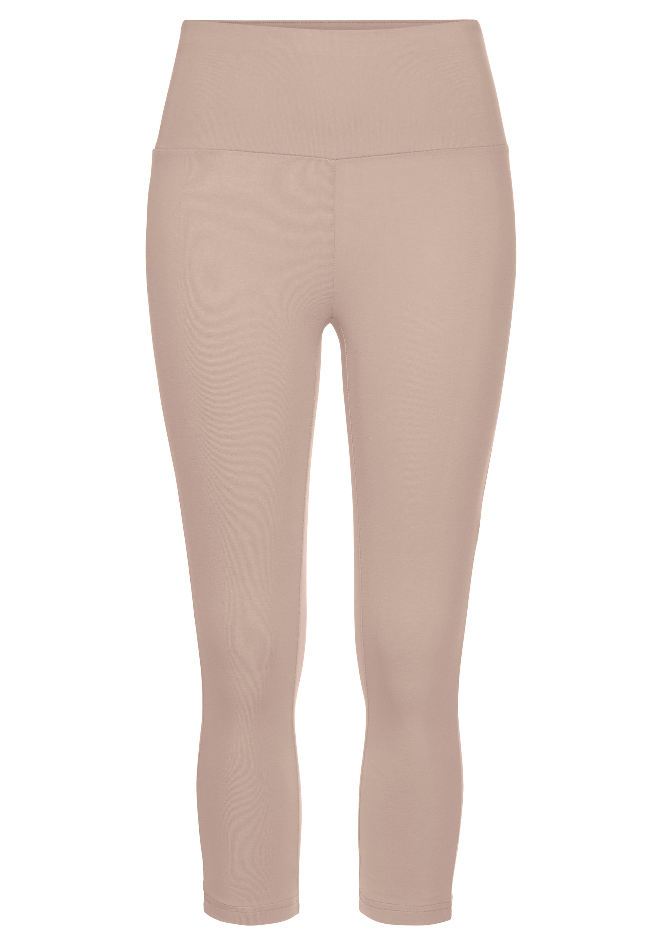 LASCANA Caprileggings, mit breitem weichem Bündchen, Loungewear günstig online kaufen