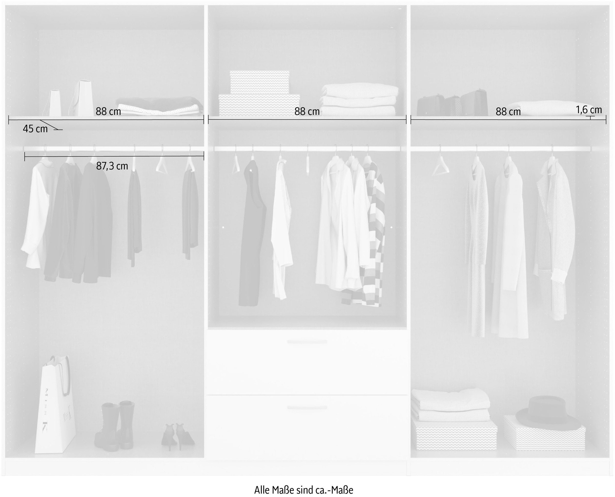rauch Drehtürenschrank »Pure by Quadra Spin«