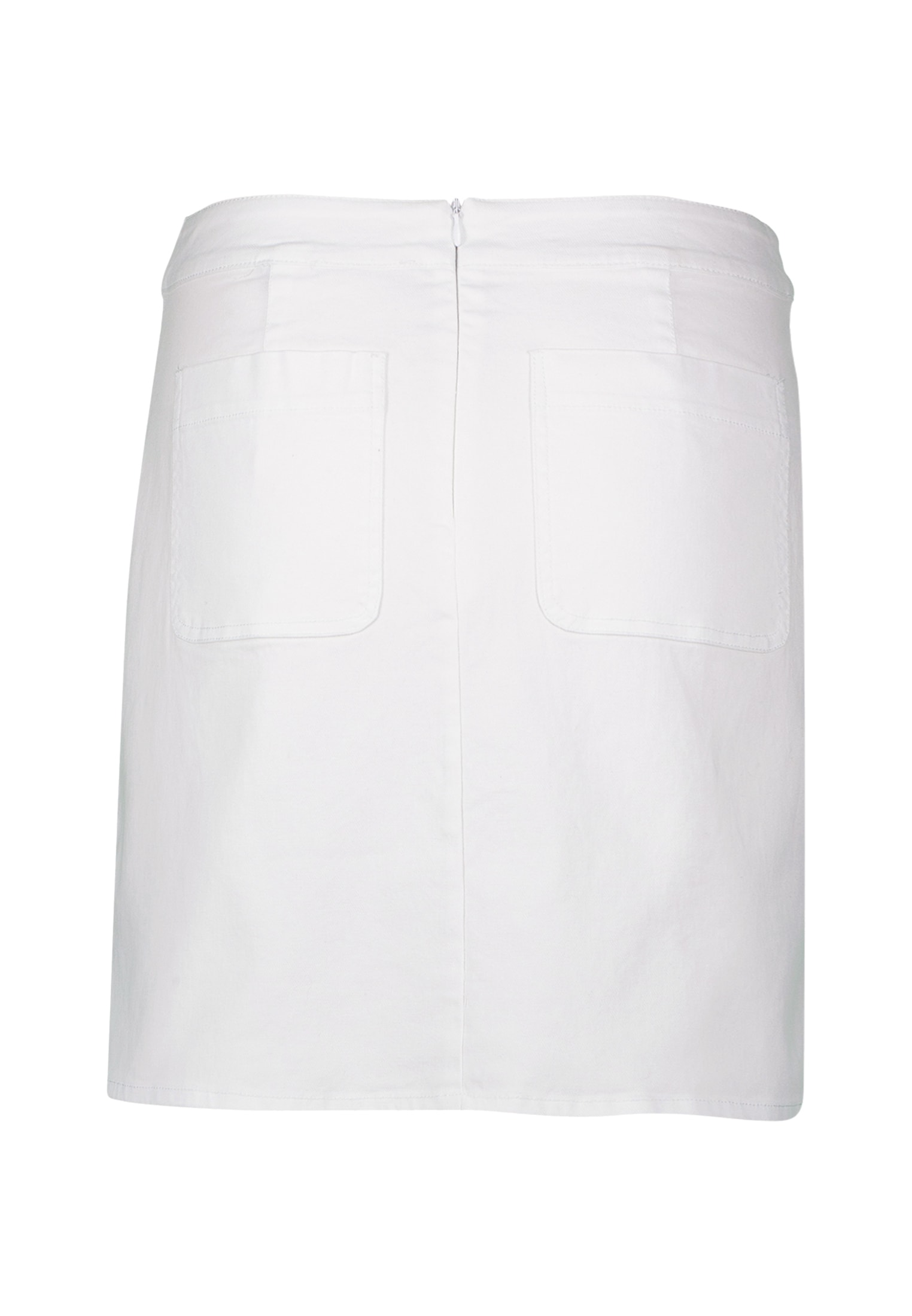 Zero Minirock »zero Minirock leichter Denimstoff«, Knopfleiste
