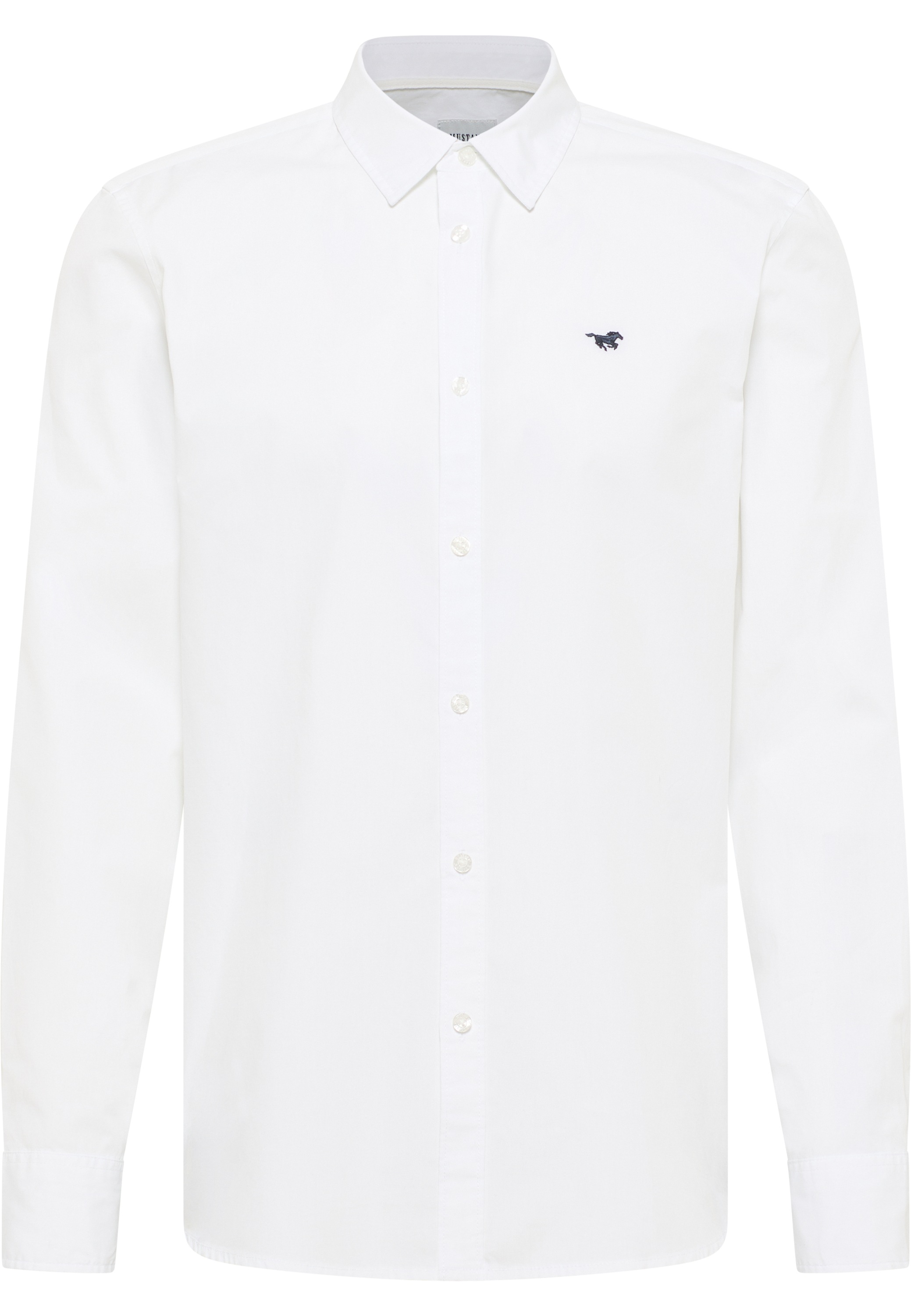 MUSTANG Langarmhemd "Herren Style Canton" günstig online kaufen