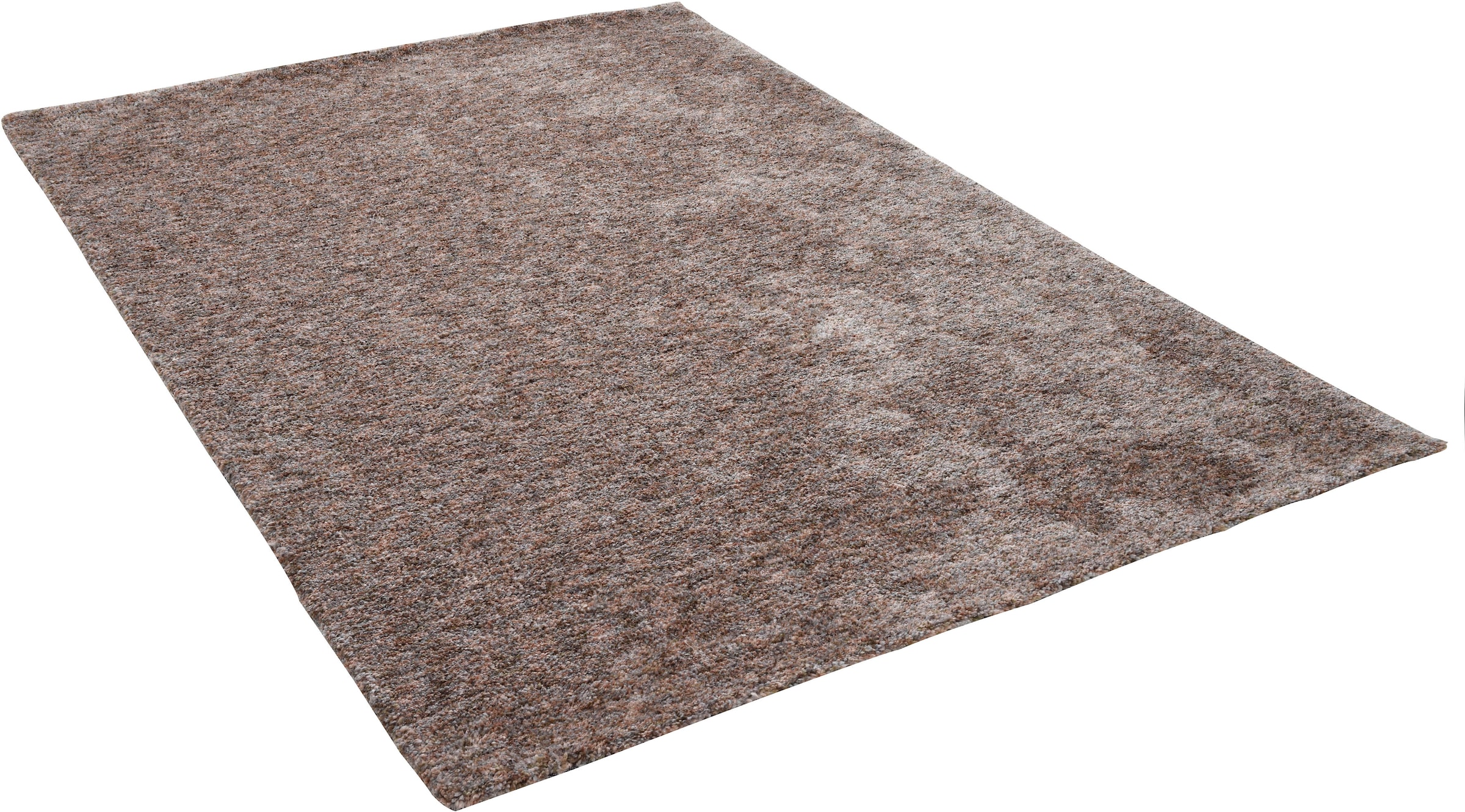 Sansibar "Munkmarsch Uni" rechteckig 20 mm Höhe meliert, 100% Polyester, besonders weich, Wohnzimmer, Schlafzimmer