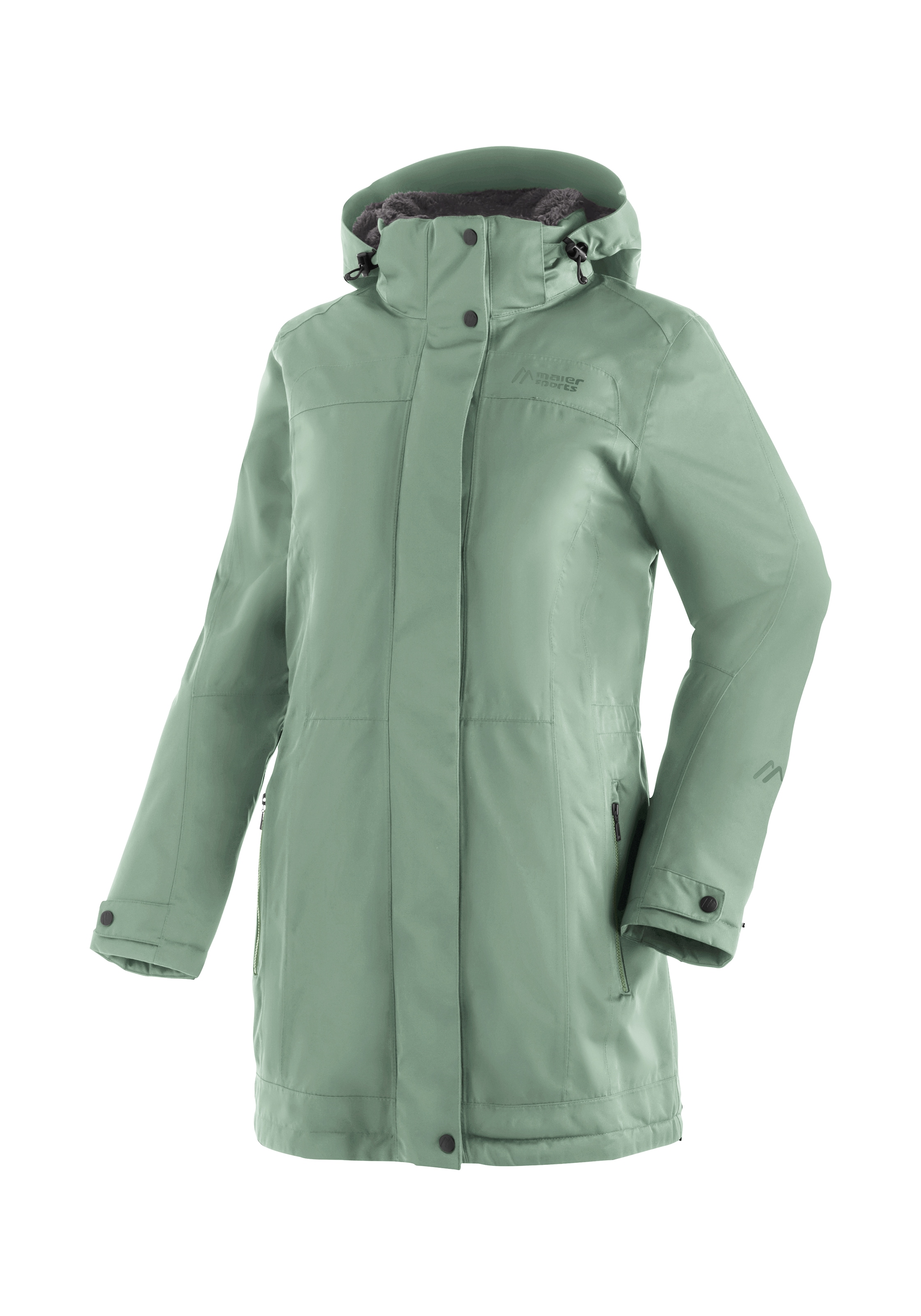 Maier Sports Funktionsjacke "Lisa 2.1", Damen Mantel, atmungsaktiver Wintermantel, 2 RV-Taschen, Regular Fit