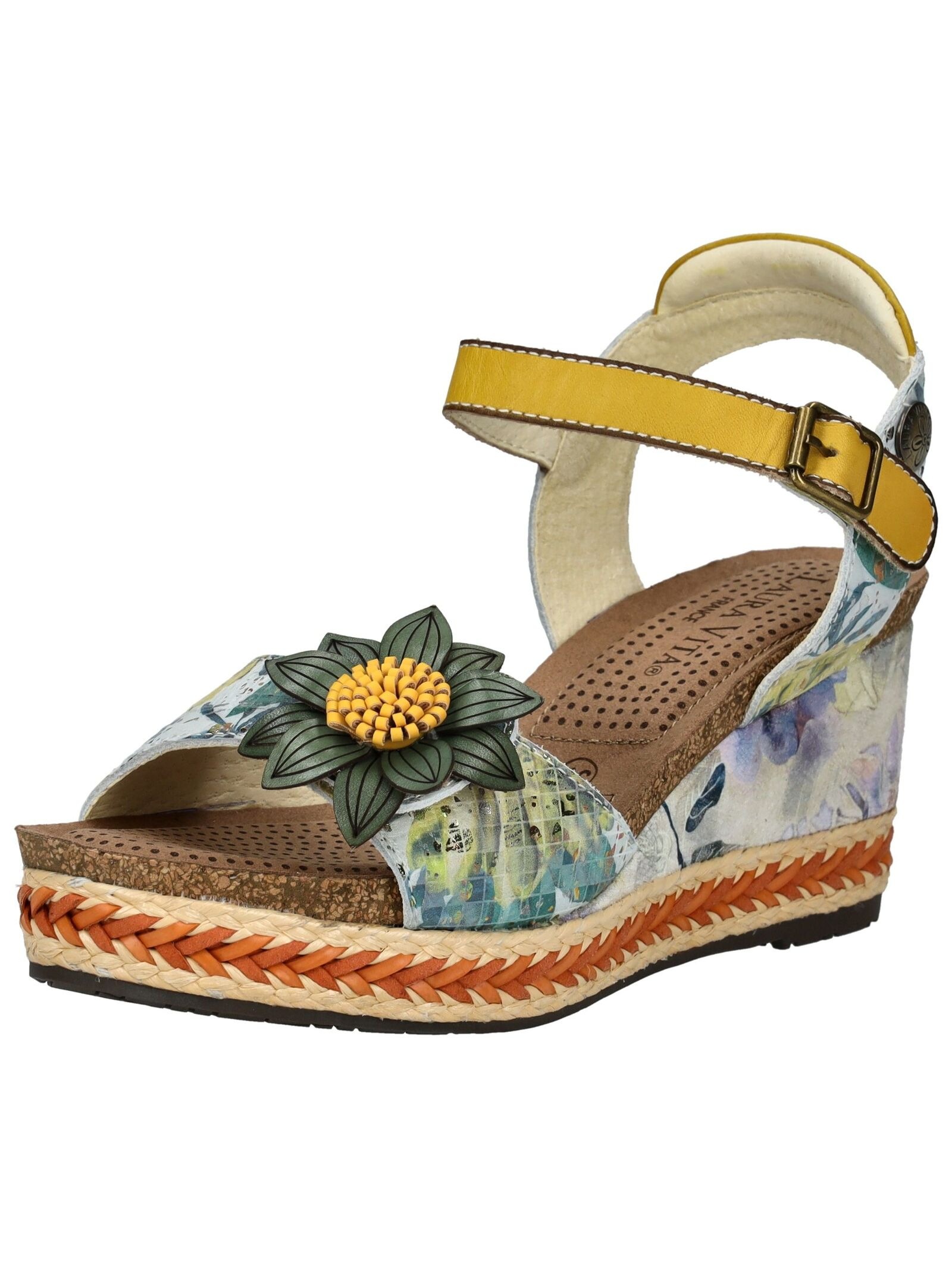 LAURA VITA Keilsandalette "LAURA VITA Sandalen Leder" günstig online kaufen