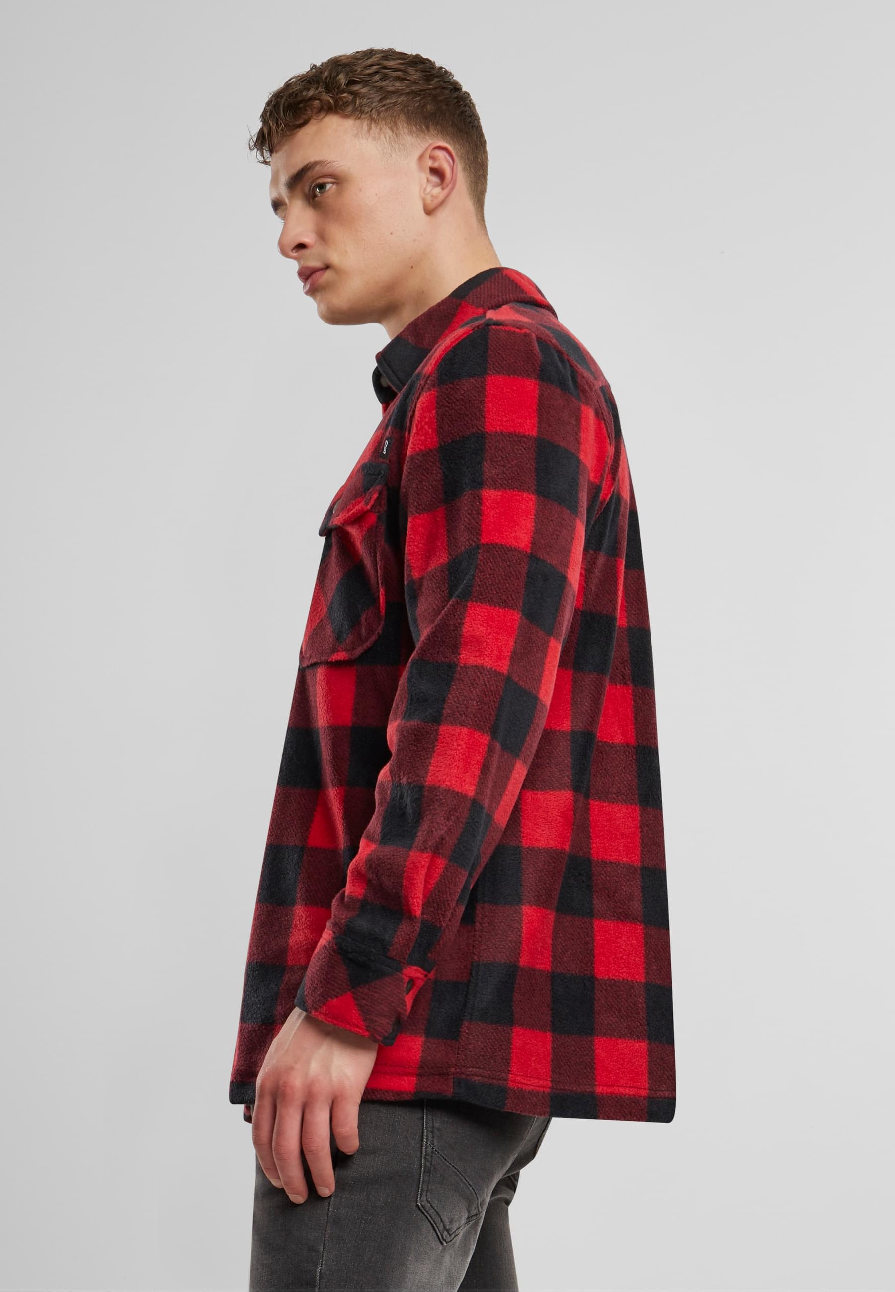 Brandit Langarmhemd »Brandit Herren Jeff Fleece Shirt Long Sleeve«, (1 tlg.)
