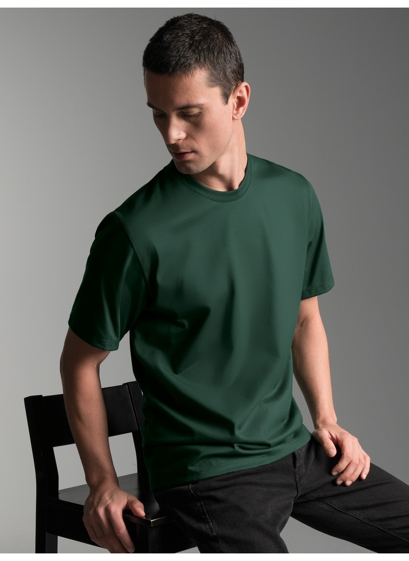 Trigema T-Shirt "TRIGEMA T-Shirt aus 100% Baumwolle" 1 Stk.