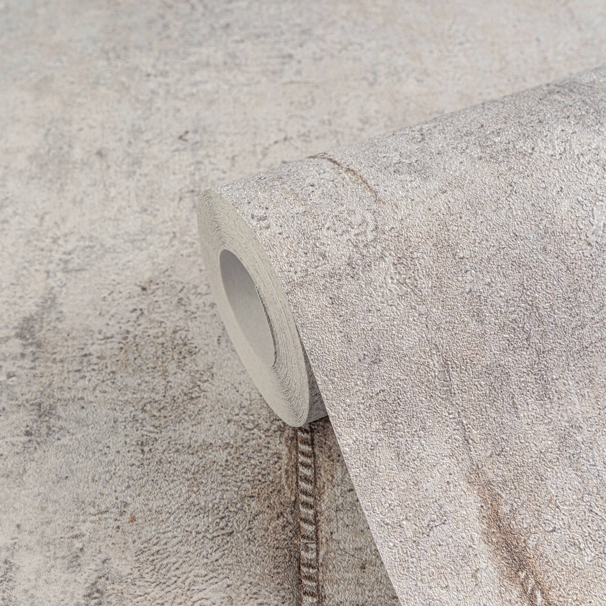 CosmoLiving by Cosmopolitan Vliestapete »Graphite Groove-Edge Betonoptiktapete« matt strukturiert Betonoptik mit modernem Industrial-Charme