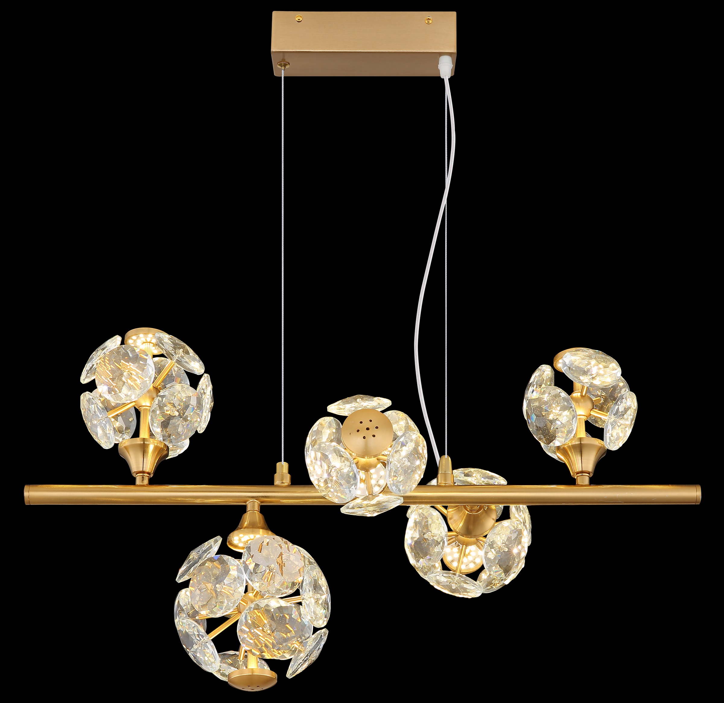 GLOBO LIGHTING Hängeleuchte »VIRINA« LED-Modul 1 Stk. Warmweiß Hängelampe Esszimmer-Leuchte Esstischleuchte Wohnzimmer