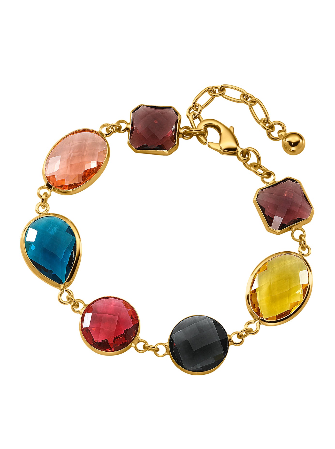 LADY Damen Armband, Metall, lila, Metall, Armbänder