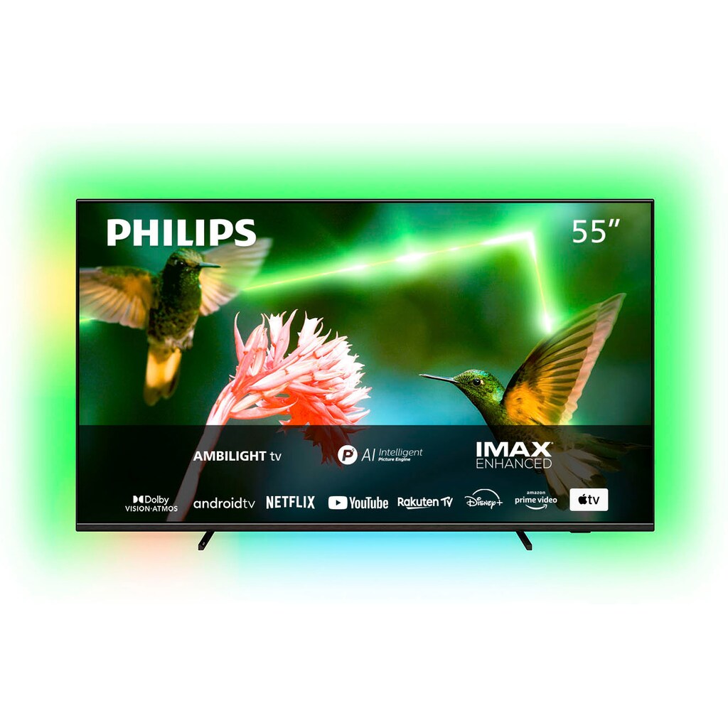 Philips LED-Fernseher »55PML9507/12«, 139 cm/55 Zoll, 4K Ultra HD, Android TV-Smart-TV