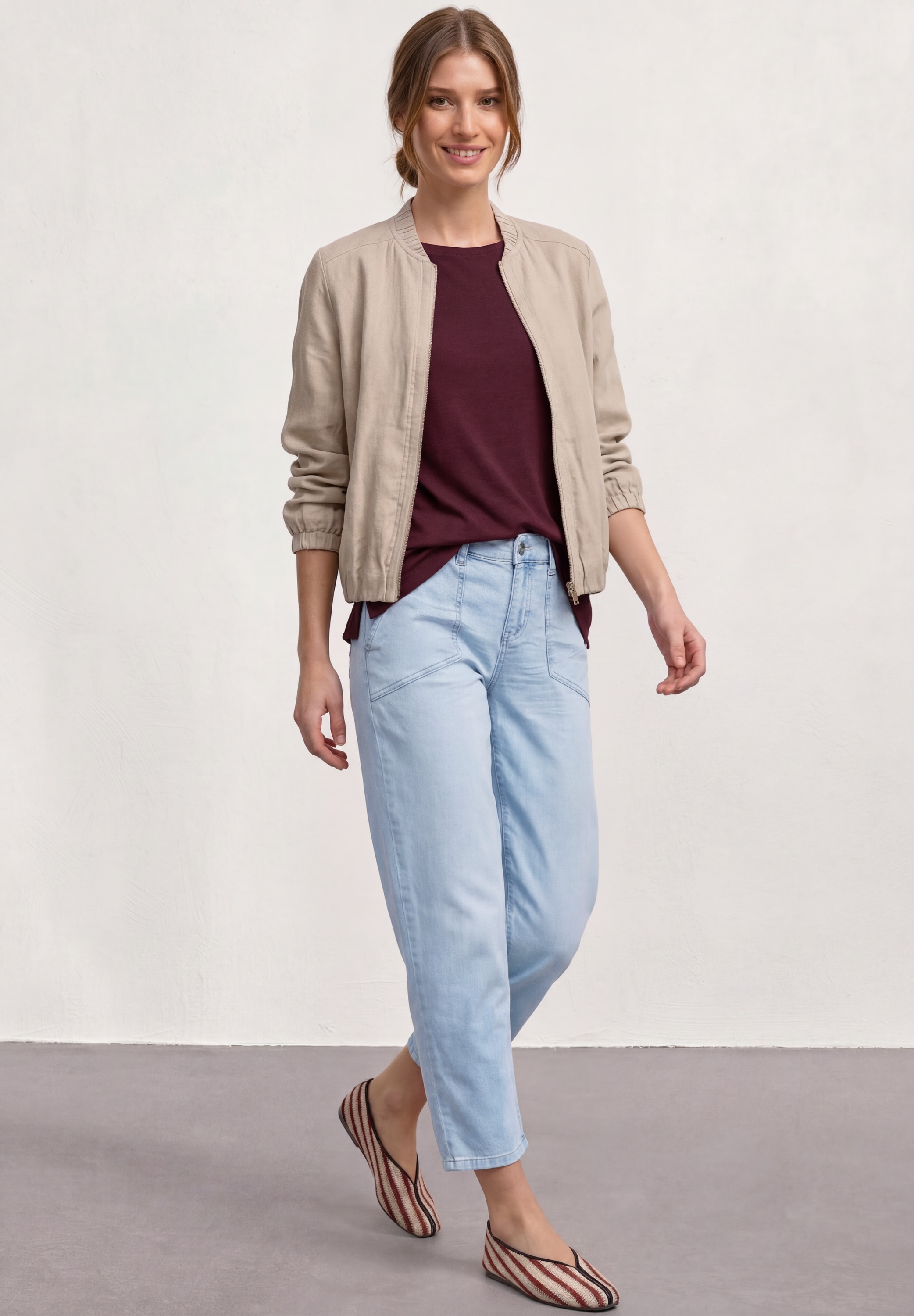 STREET ONE Loose-fit-Jeans Middle Waist