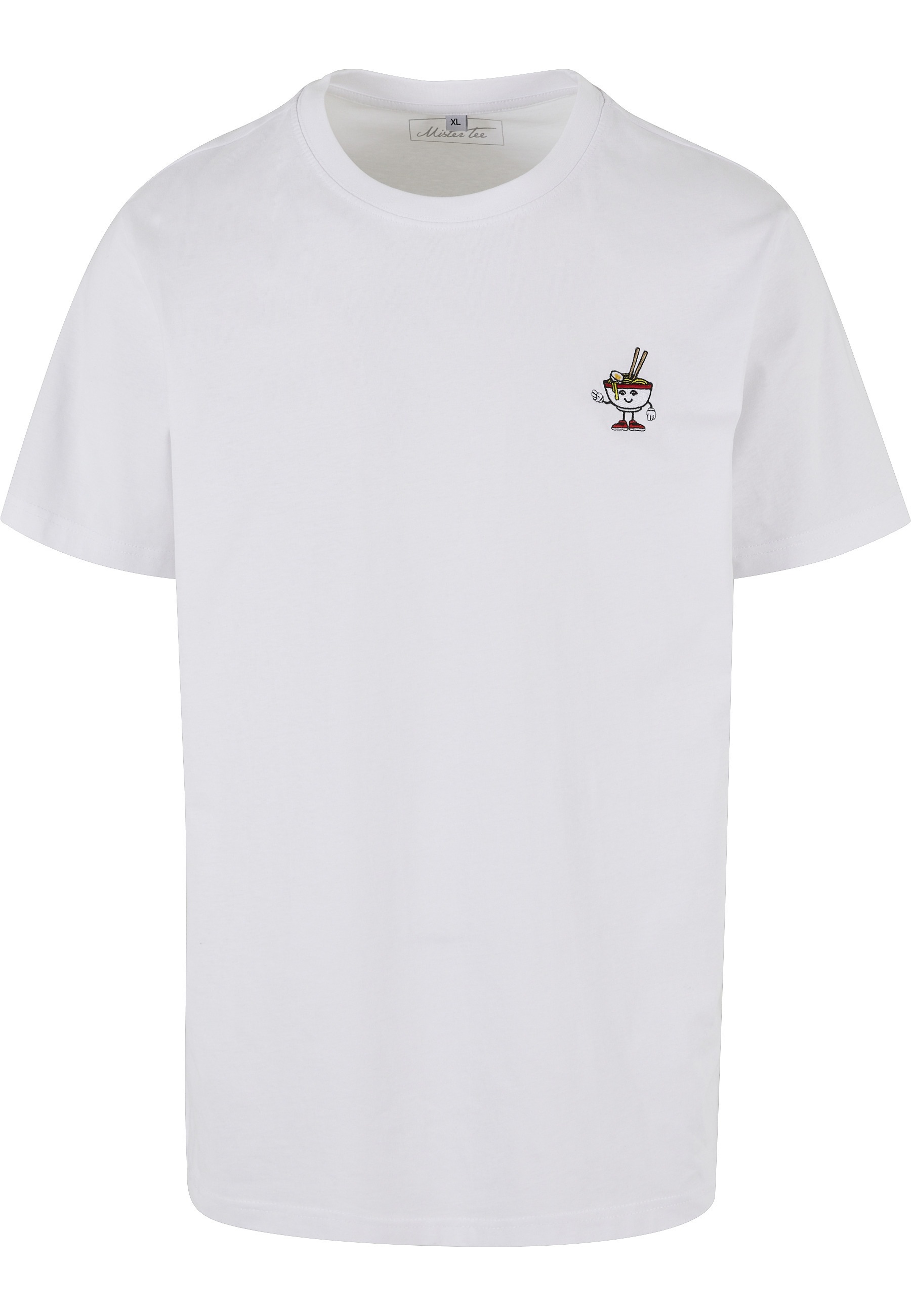 MisterTee T-Shirt "MisterTee Herren Peace Noodles Tee Emb" 1 Stk.