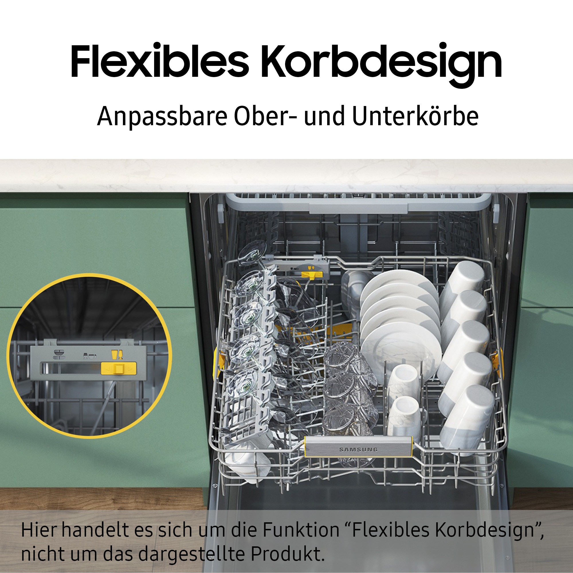 Samsung vollintegrierbarer Geschirrspüler »DW60CG880B00EG«, 14 Maßgedecke