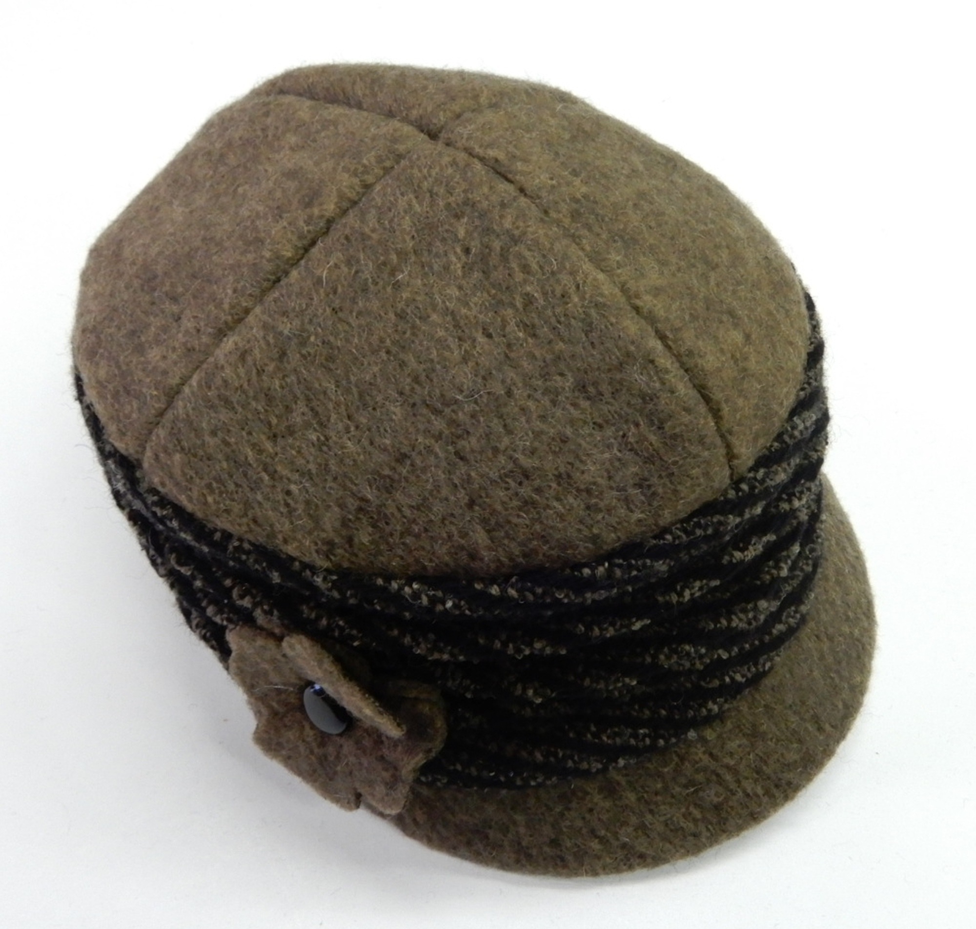 Chaplino Baseball Cap mit seitlicher Blumenapplikation