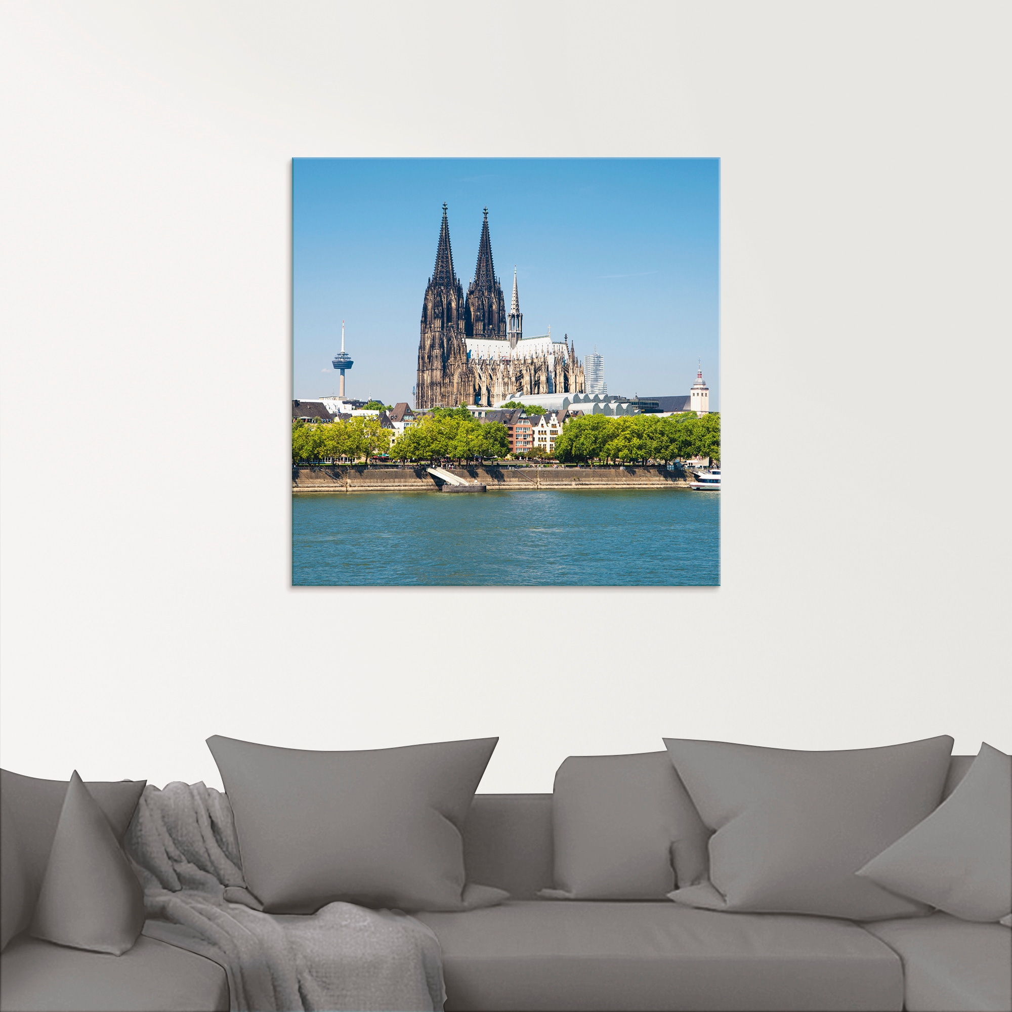 Artland Glasbild »Kölner Dom«, Gebäude, (1 St.), in verschiedenen Größen