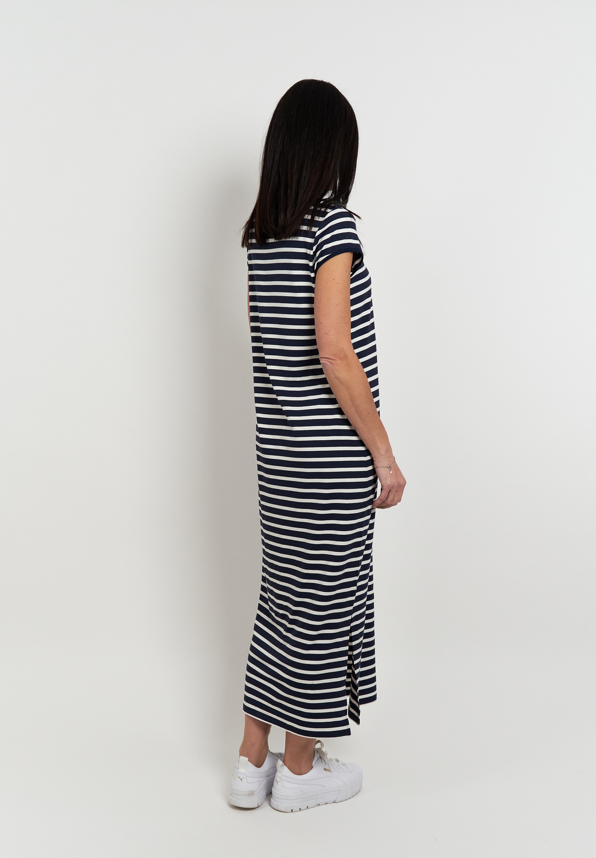 Seidel Moden Sommerkleid, lang, mit Streifen-Design, MADE IN GERMANY