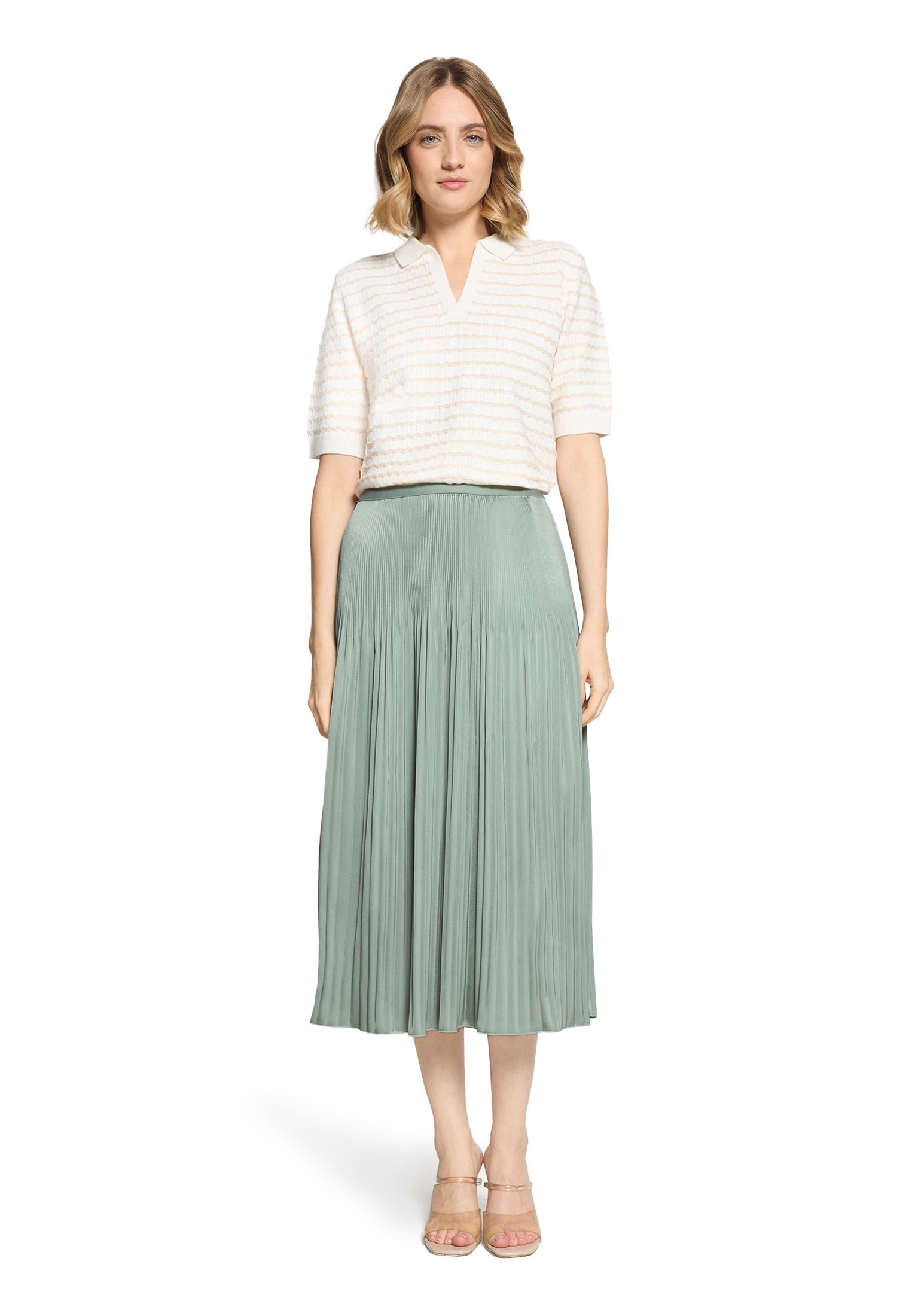 Betty&Co Midirock »Damen mit Plissee« Plissee