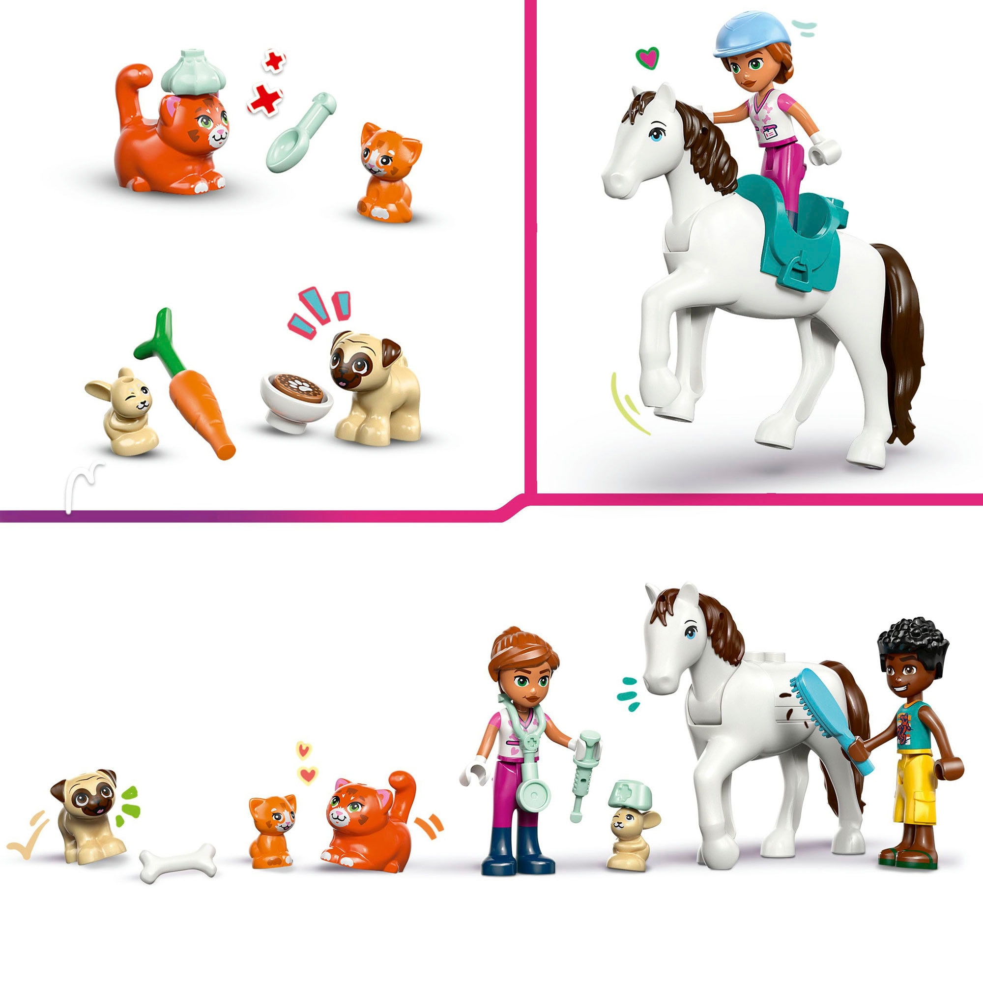 LEGO® Konstruktionsspielsteine »Tierklinik (42696), LEGO Friends« Made in Europe