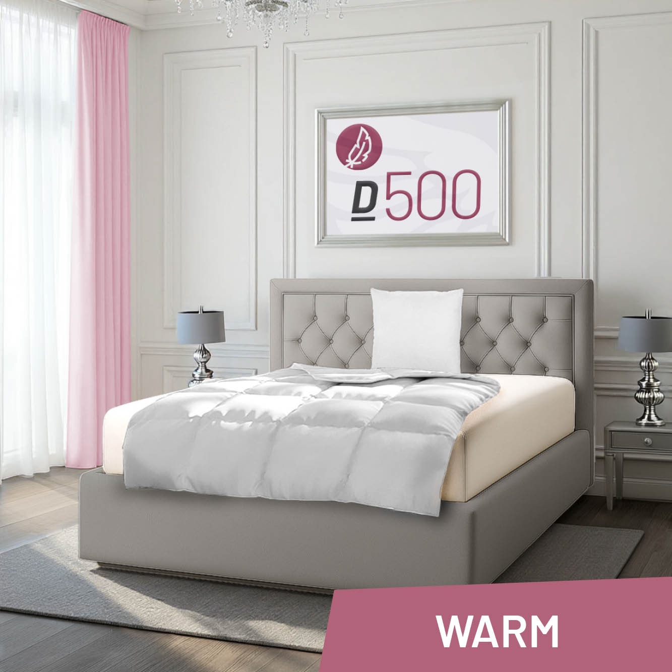 Schlafstil Gänsedaunenbettdecke "D500" warm Füllung 90% Gänsedaunen, Klasse günstig online kaufen