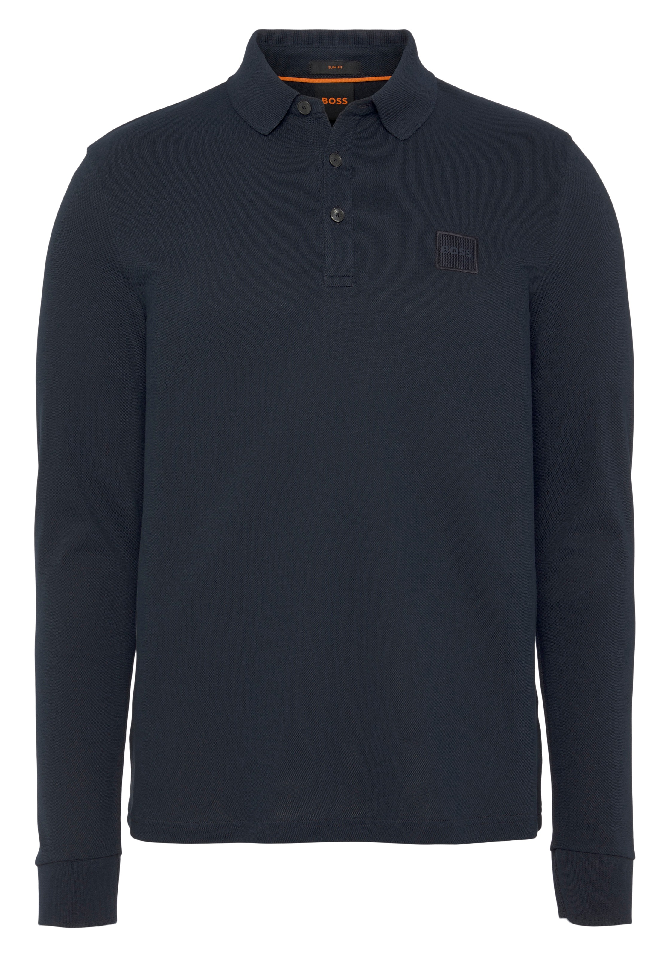 BOSS ORANGE Poloshirt »Passerby 10242645 01«, mit Perlmuttoptikknöpfen am  Kragen ▷ kaufen | BAUR | Strickmützen