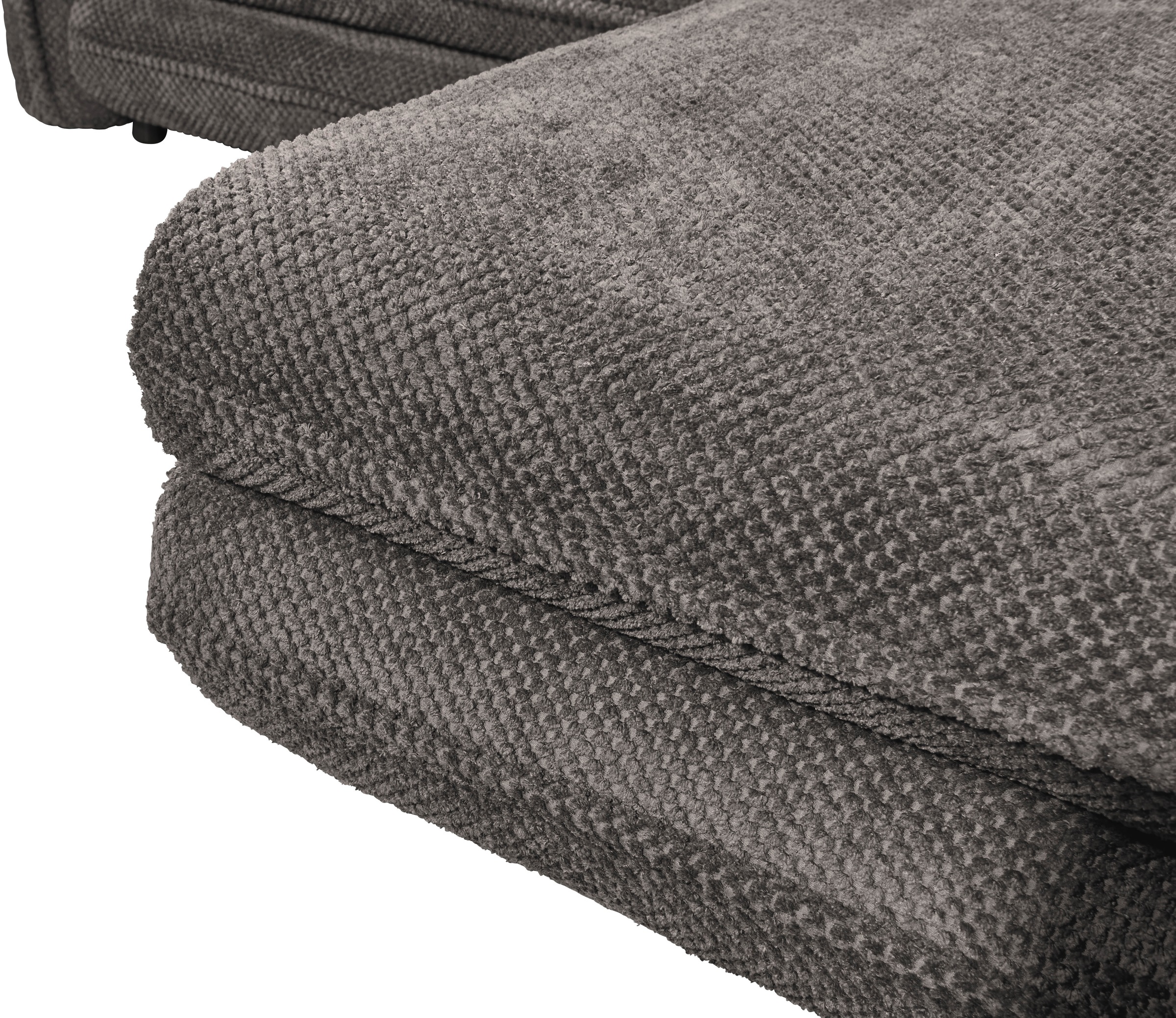 ED EXCITING DESIGN Ecksofa »Stanley L-Form«, mit Bettfunktion, Bettkasten & 2 Zierkissen