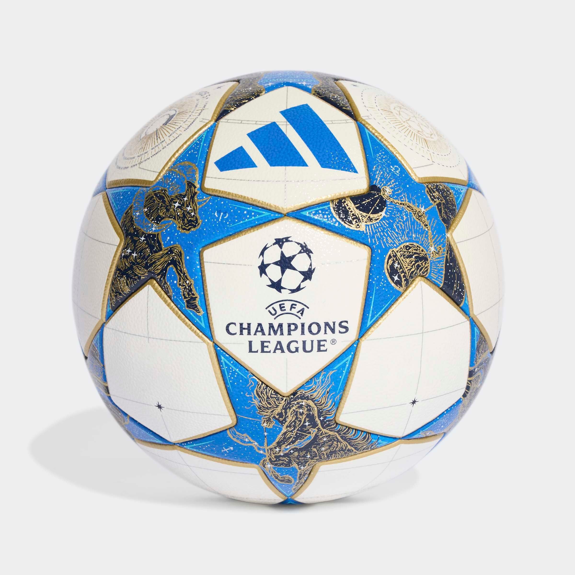 Fußball "UCL COM", 5, 0,4 g, weiß, ADIDAS PERFORMANCE, B:22,3cm H:17,3cm T:22cm, Bälle, Champions League