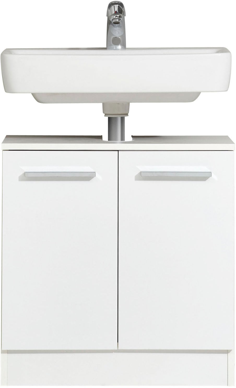 Saphir Badmöbel-Set »Quickset 335 7-teilig, Waschbeckenunterschrank mit LED-Spiegelschrank«, (7 St.), Hochschrank, Unterschränke, Hängeschränke, inkl. Türdämpfer, 13 Türen
