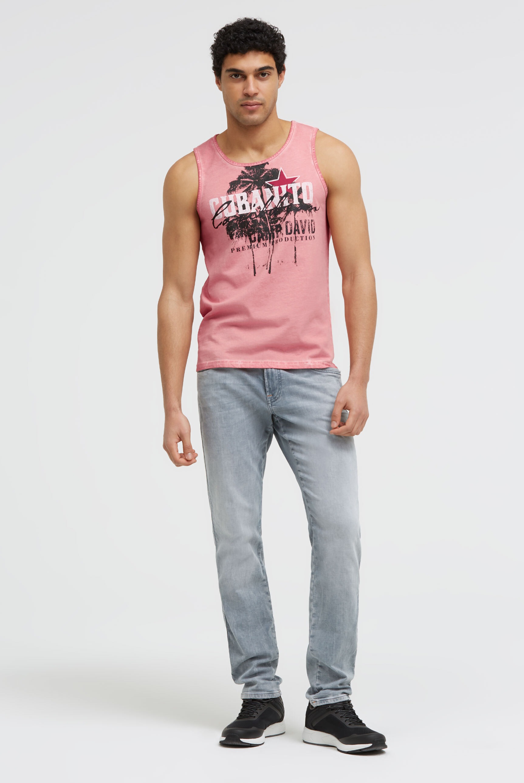 CAMP DAVID Tanktop aus Baumwolle