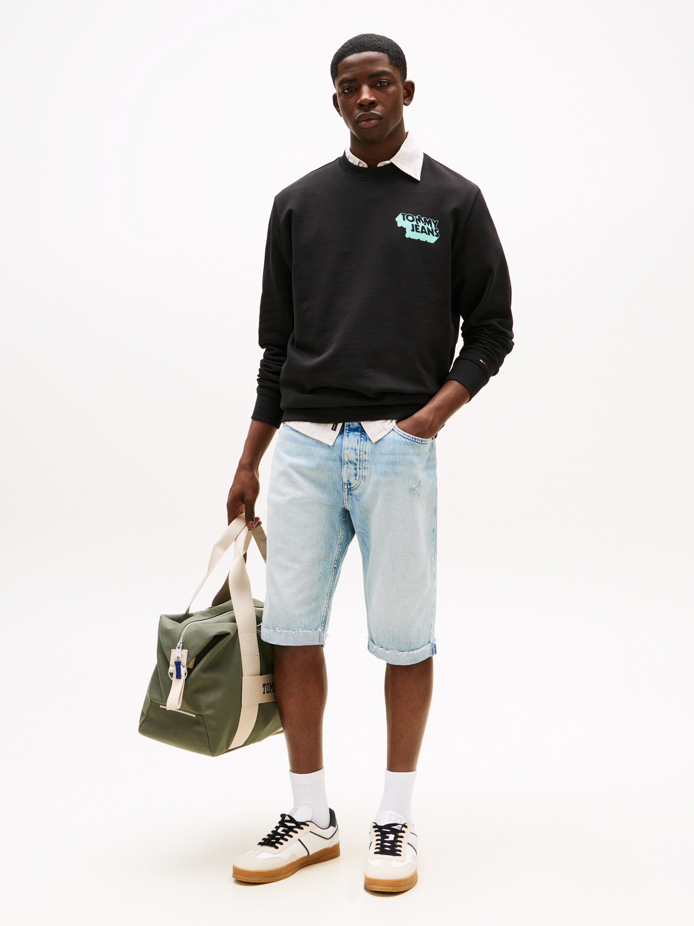 Tommy Jeans Sweatshirt »TJM REG STACK CREW EXT«, Mit Rundhalsausschnitt