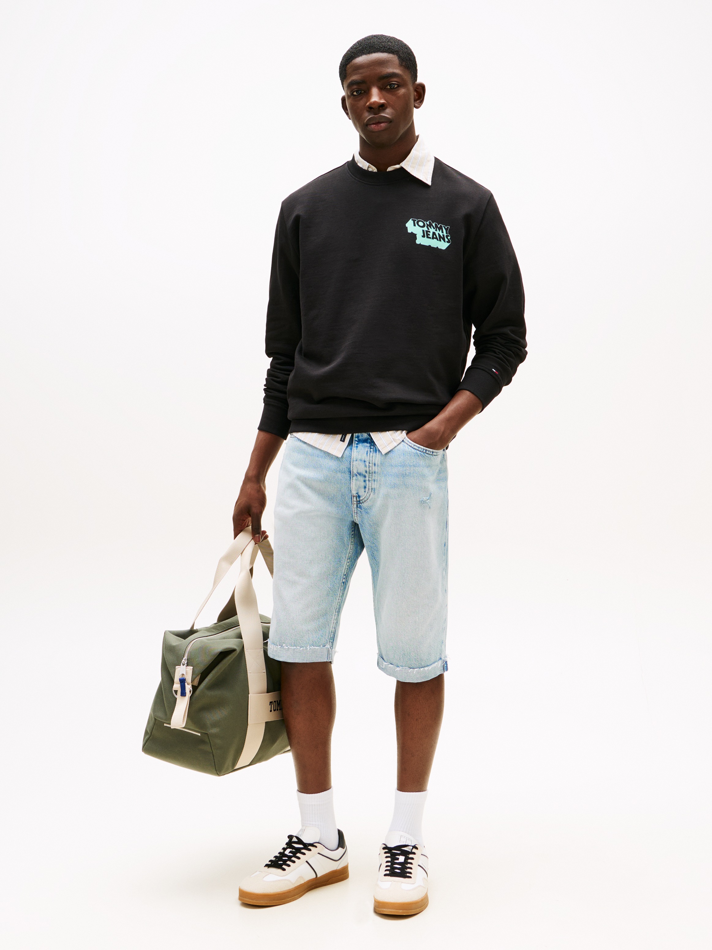 Tommy Jeans Sweatshirt "TJM REG STACK CREW EXT", Mit Rundhalsausschnitt günstig online kaufen
