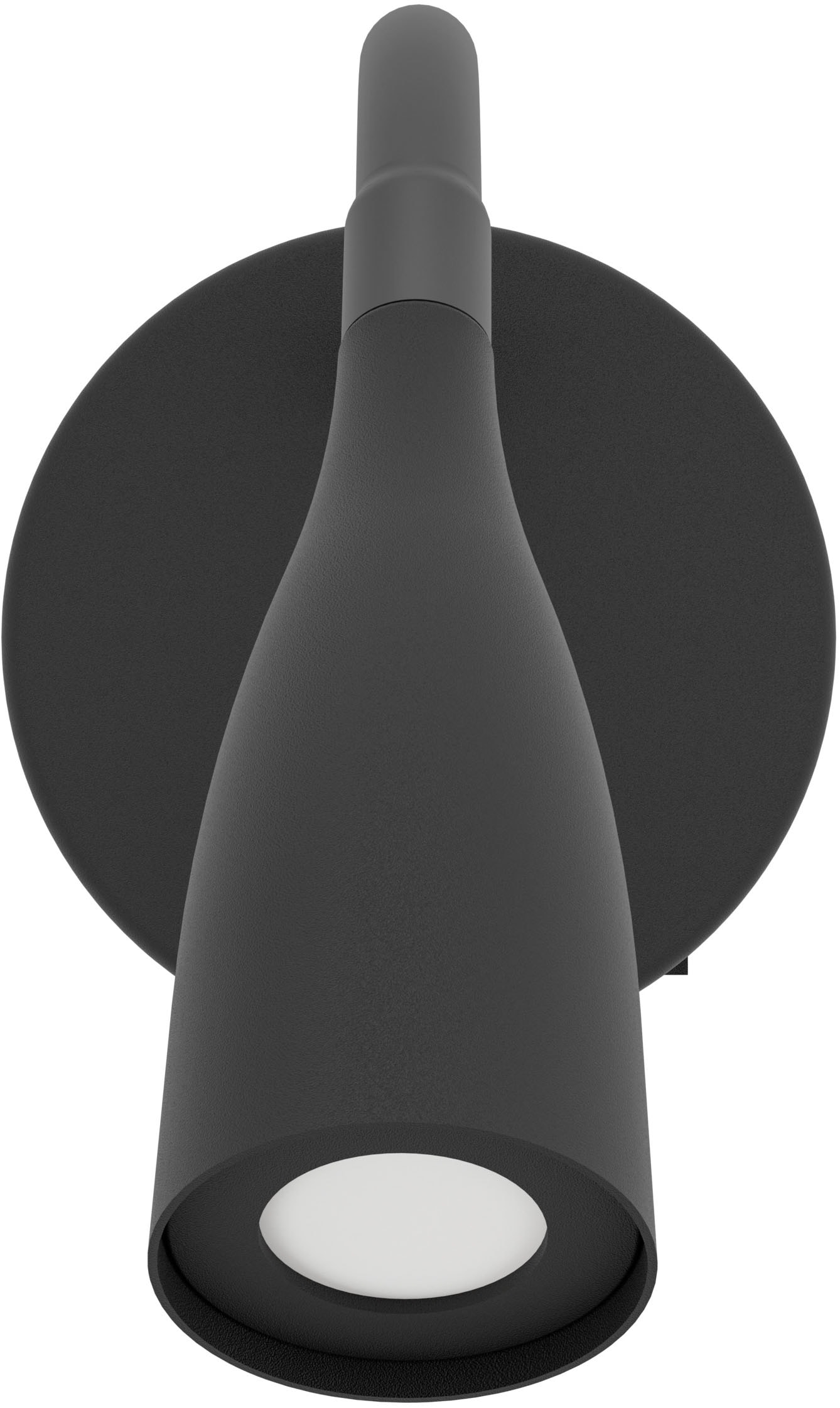 EGLO Wandleuchte »OLIVANDINO Wandlampe - Stahl - LED - 3,8W - IP20« LED-Modul 1 Stk. Warmweiß Wandstrahler, Wandspot, Wohnzimmer, Flur, Schlafzimmer, Ø11 x AL43 cm