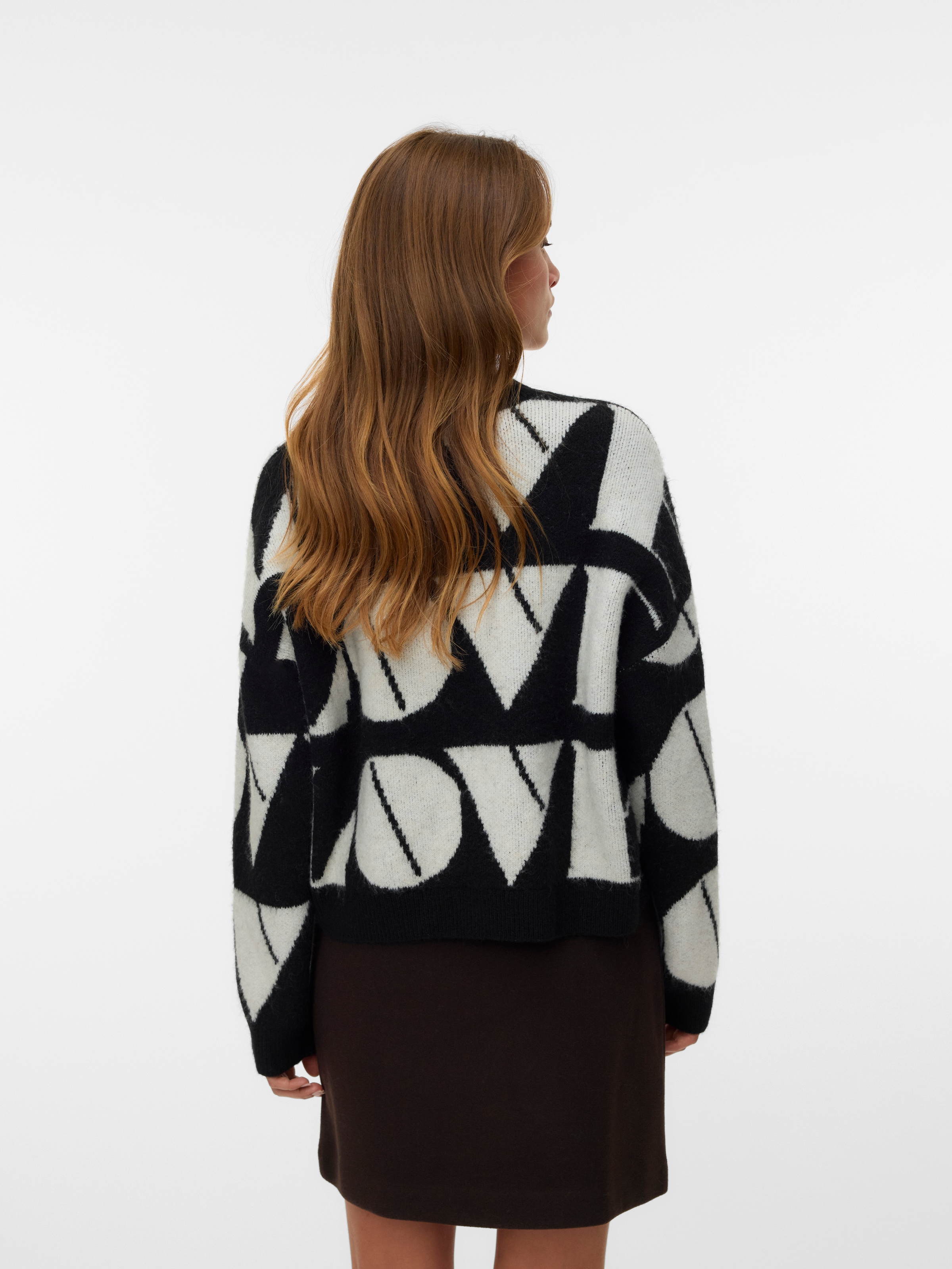 Vero Moda Strickpullover »VMLOVE LS O-NECK PULLOVER BOO«