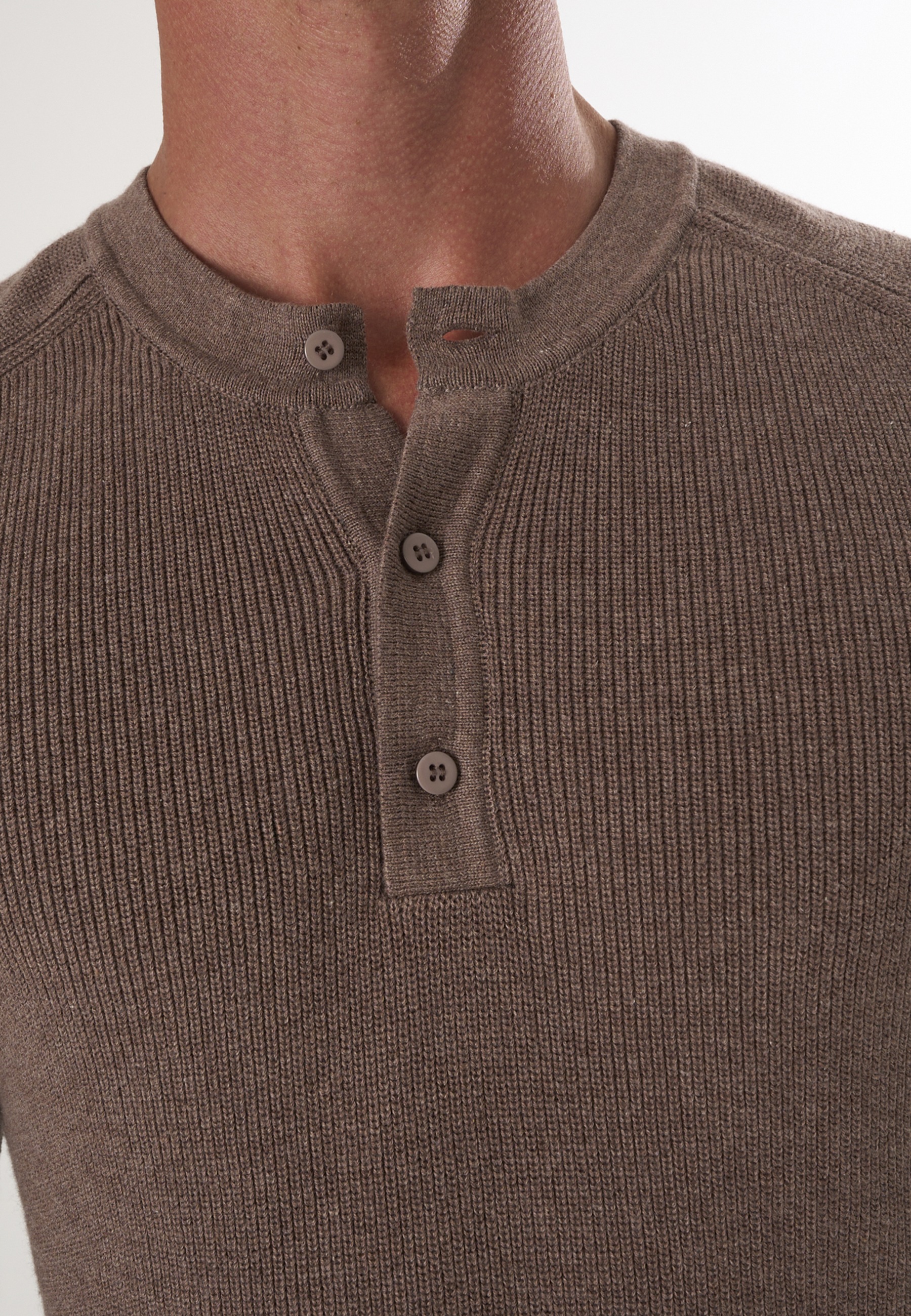 Thumbnail - Felix Hardy Rundhalspullover "Pullover mit Rundhalsausschnitt und Knöpfen"