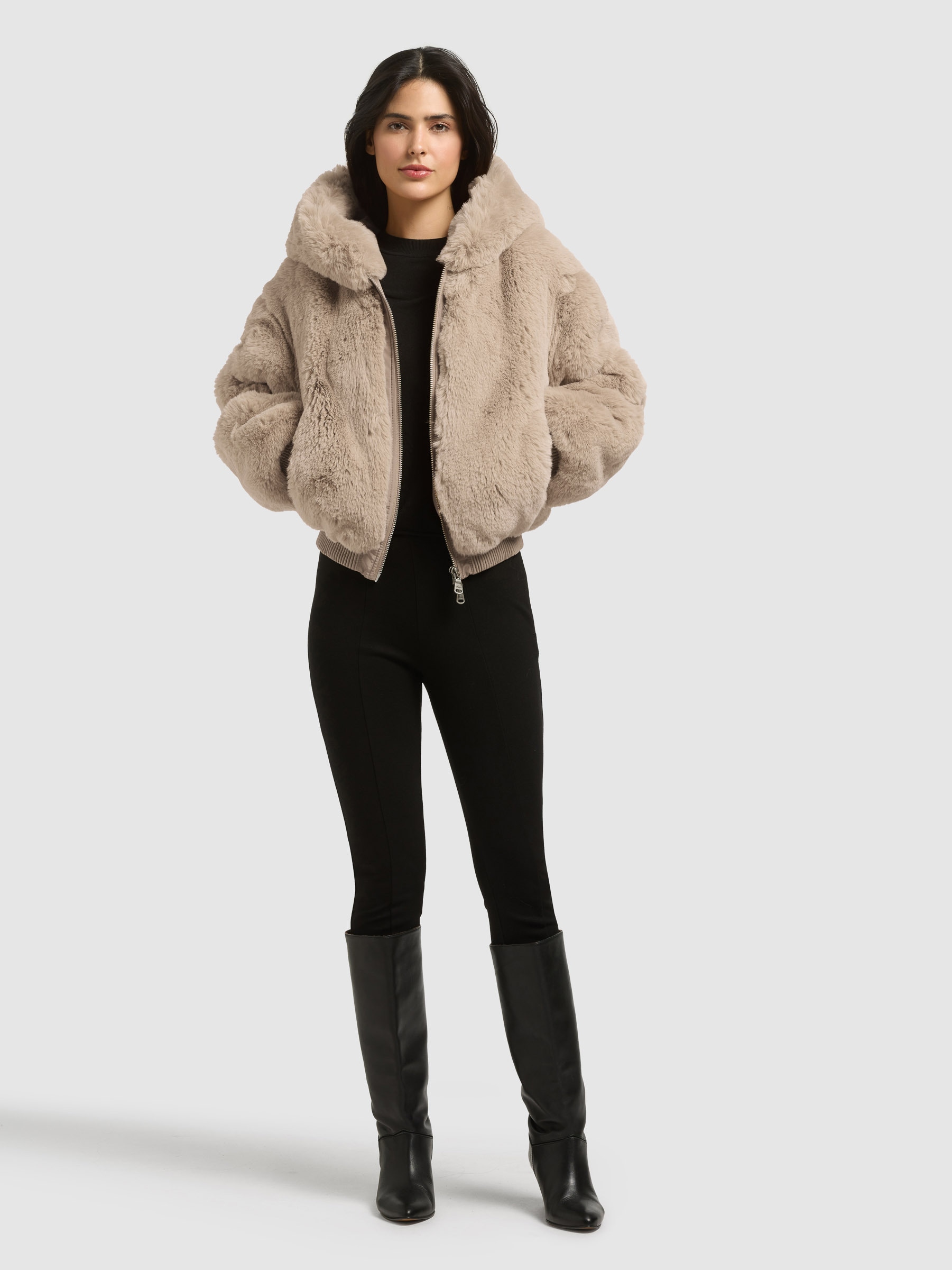 khujo Blouson »KRIS« mit Kapuze