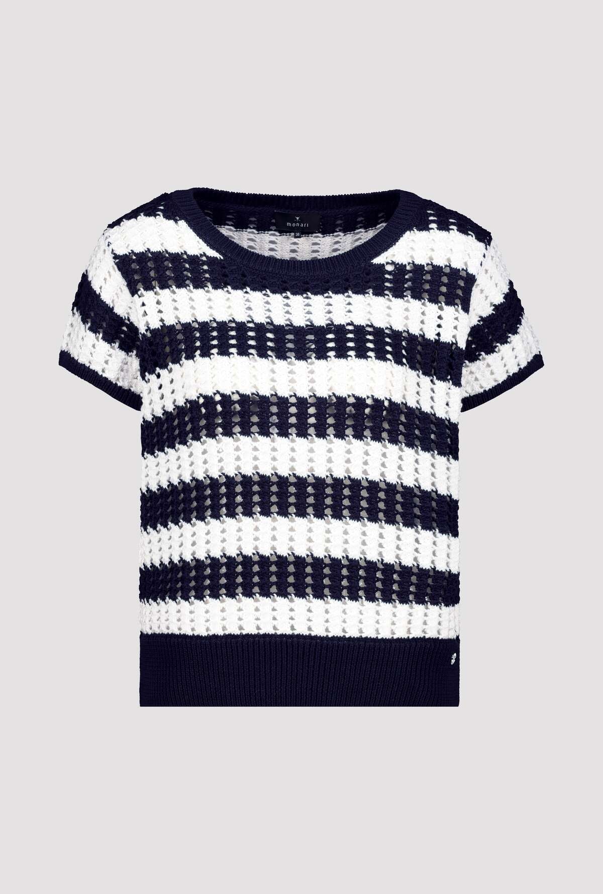 Monari Strickpullover Regular fit mit Ajour-Muster