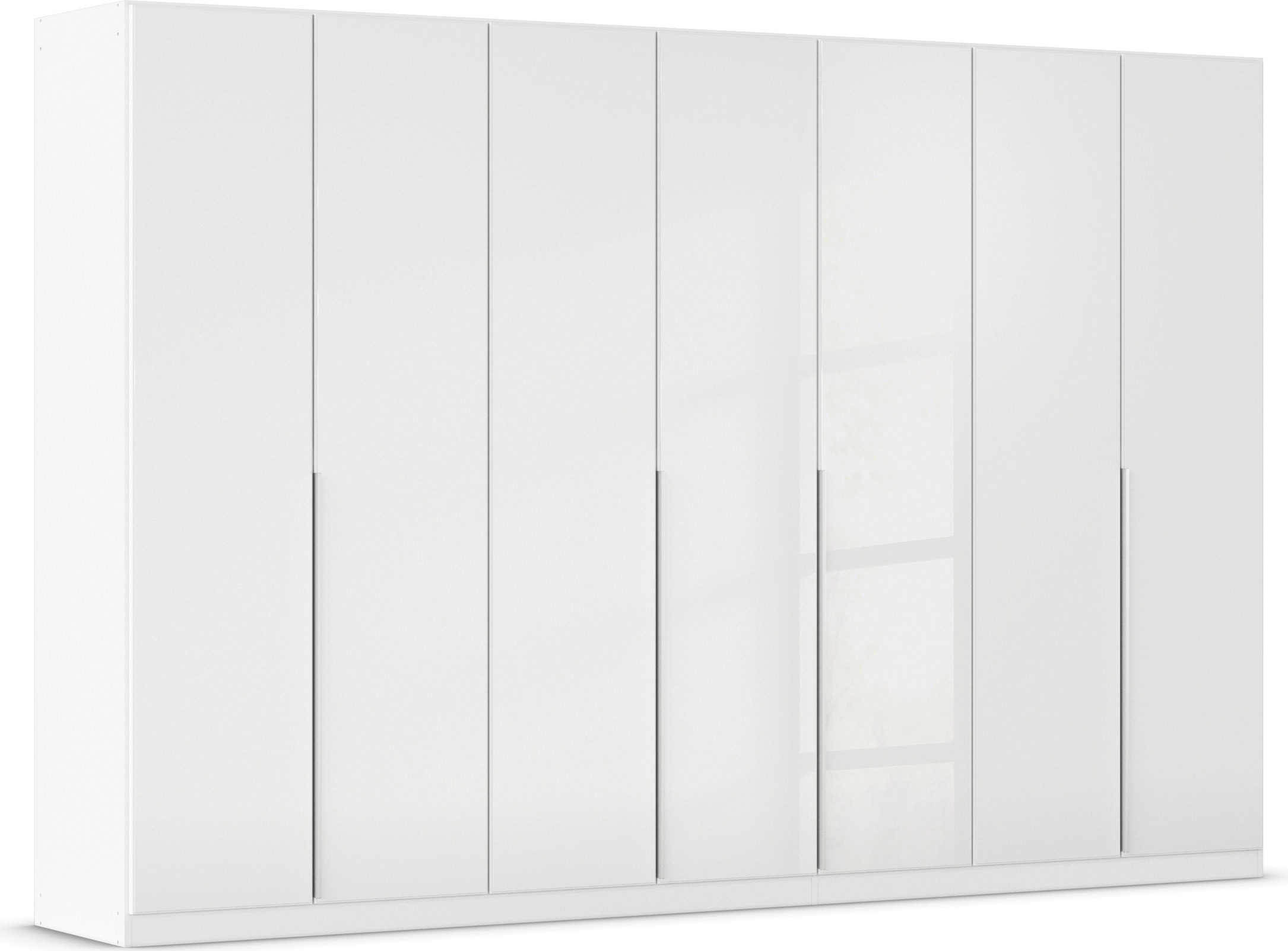 OTTO home Drehtürenschrank "Kleiderschrank Kleiderschränke Schrank Garderobe AGORDO mit Glasfront" in zwei Griff-Farben, Breiten 91-405 cm, durchdachte Innenausstattung, in 8 Breiten und 2 Höhen MADE IN GERMANY