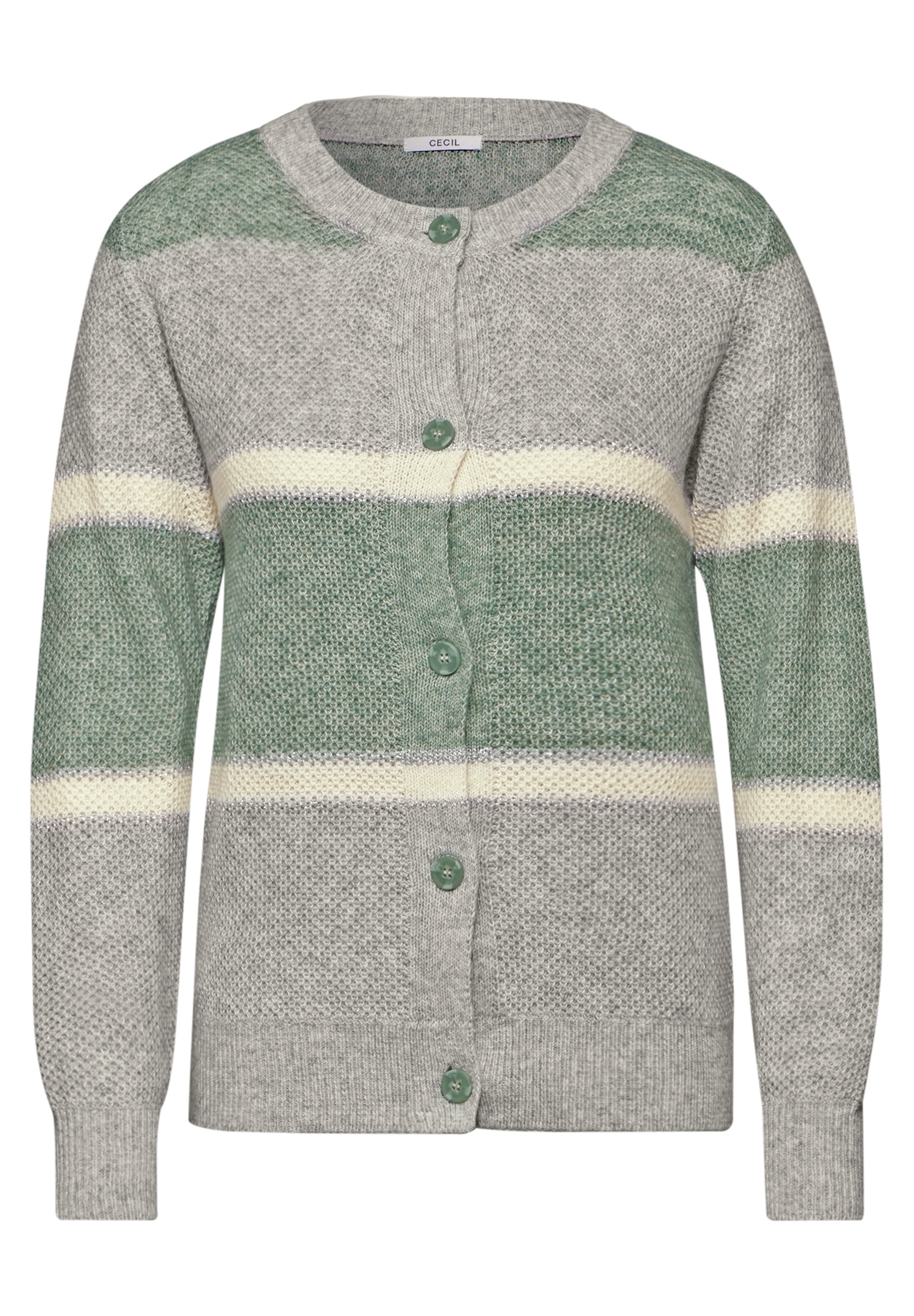 Cecil Cardigan, mit Knopfleiste