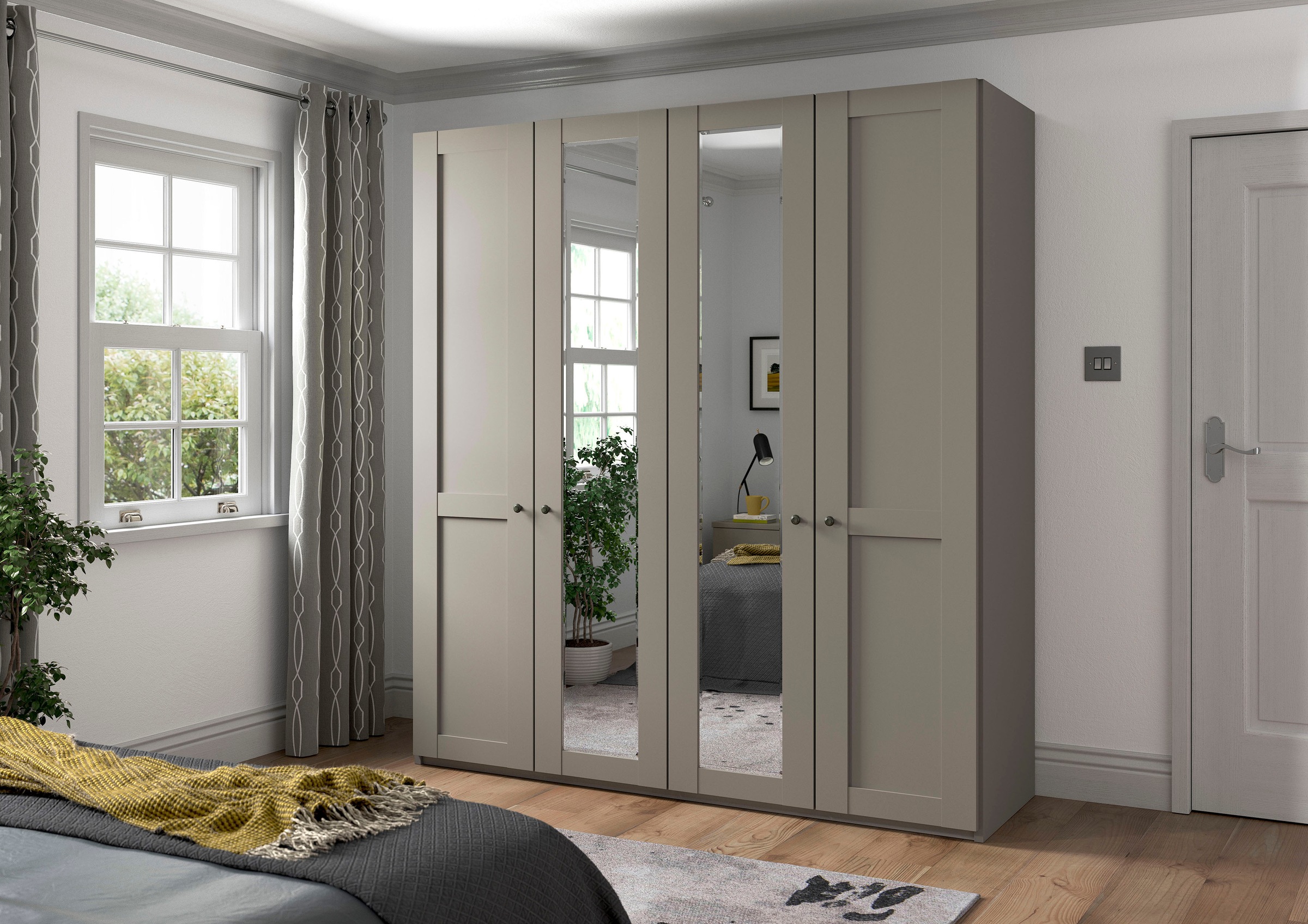 WIEMANN Kleiderschrank "Göteborg, mit 95 Öffnungswinkel, Made in Germany" i günstig online kaufen