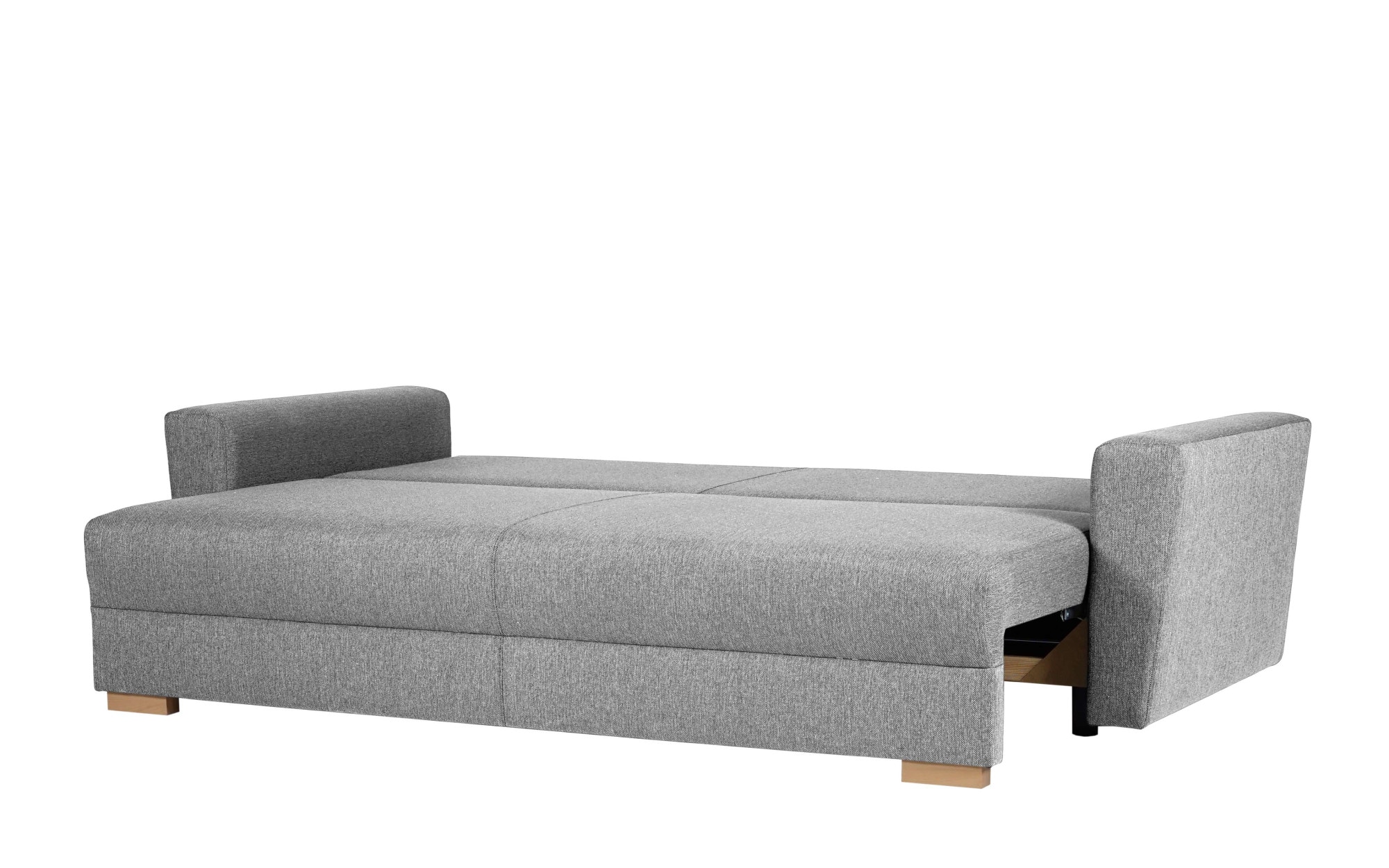 INOSIGN 3-Sitzer »MAGHERA Schlafsofa mit Bettkasten, in hochwertiger Verarbeitung«, mit Wellenunterfederung, Cord und Struktur-Bezug, B/H/T 230/92,5/79 cm