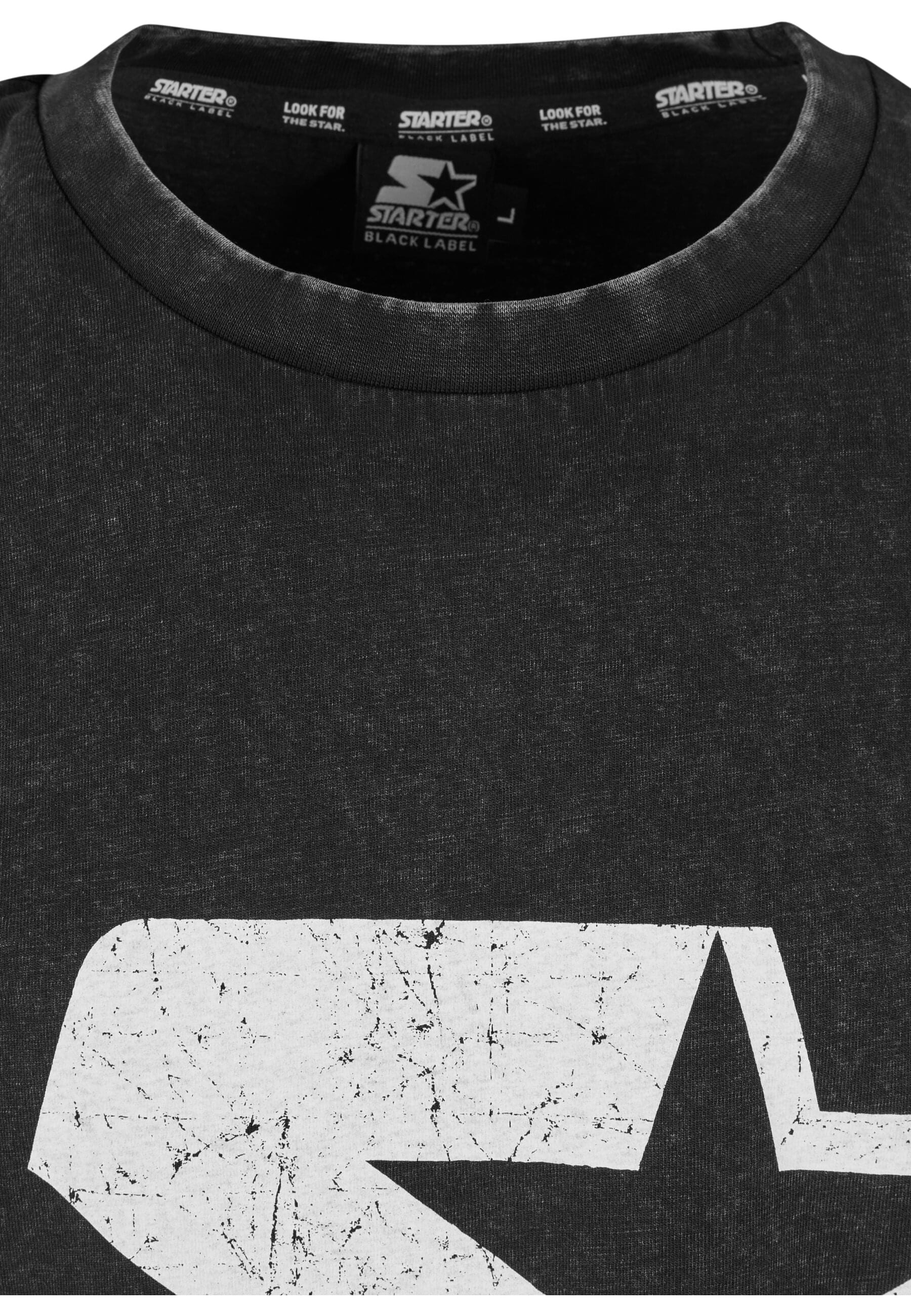 Starter Black Label T-Shirt »Starter Black Label Starter Logo Oversize Acid Tee«, (1 tlg.)