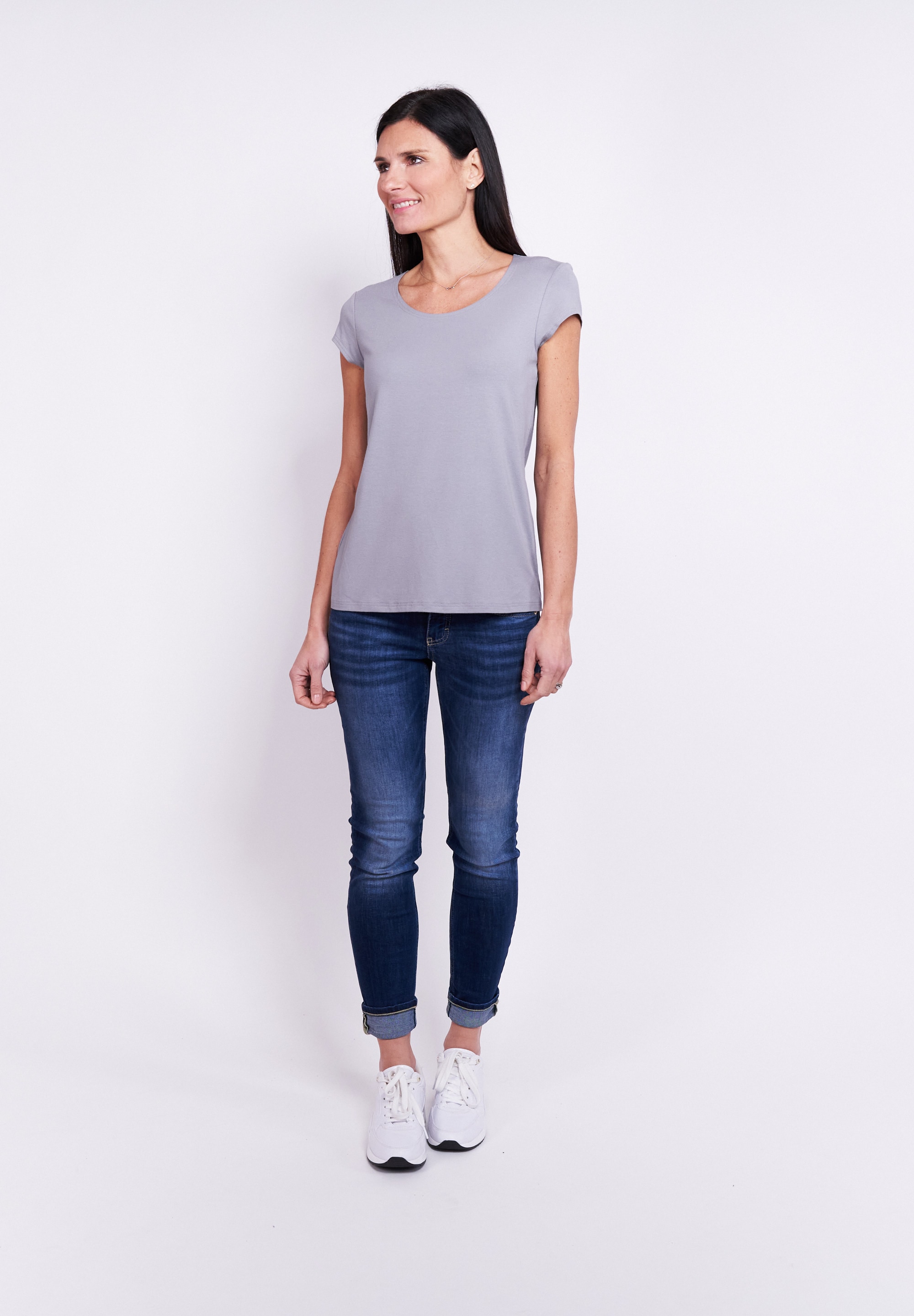 Seidel Moden T-Shirt mit Kappenärmel, MADE IN GERMANY