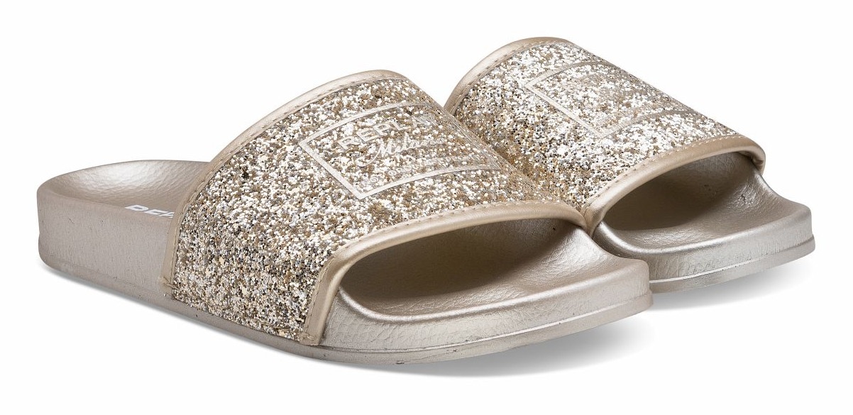 Replay Badepantolette »UP W SHINY« mit Glitter