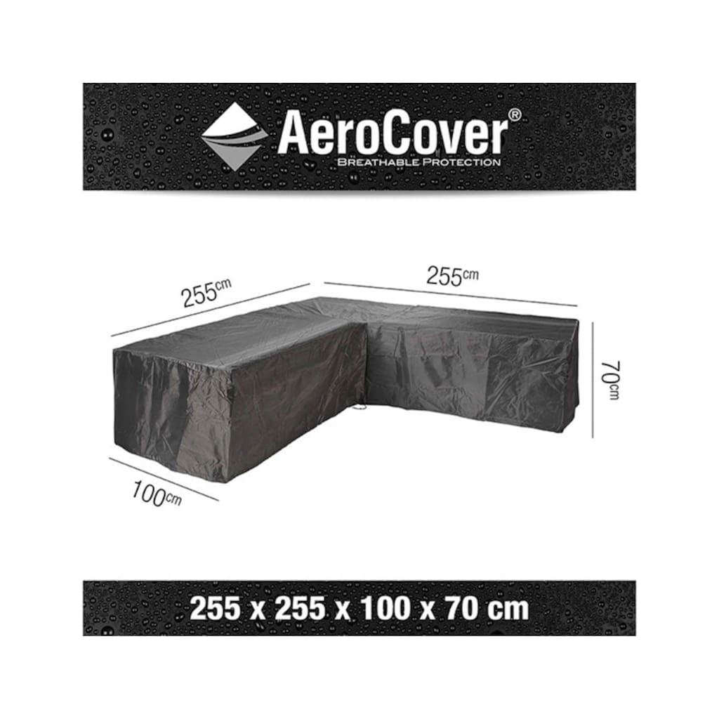 Aerocovers Gartenmöbel-Schutzhülle »Loungehülle 255x255x100xH70«