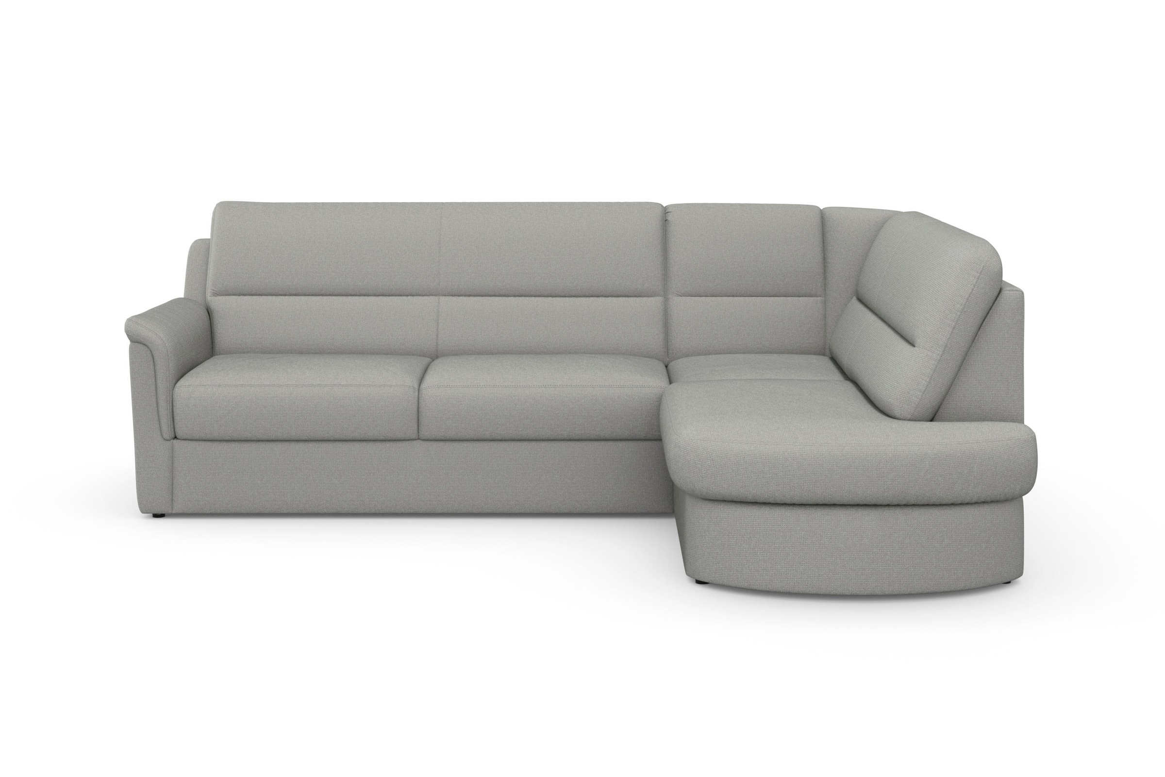 sit&more Ecksofa "Panini L-Form" wahlweise mit Schlaffunktion und Bettkasten
