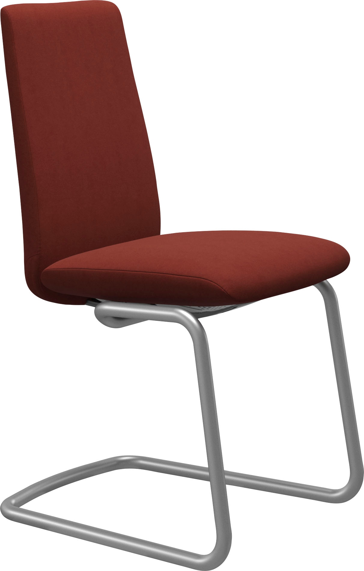 Stressless Polsterstuhl "Laurel", Microfaser DINAMICA, Low Back, Größe M, mit Beinen aus Stahl in Chrom matt