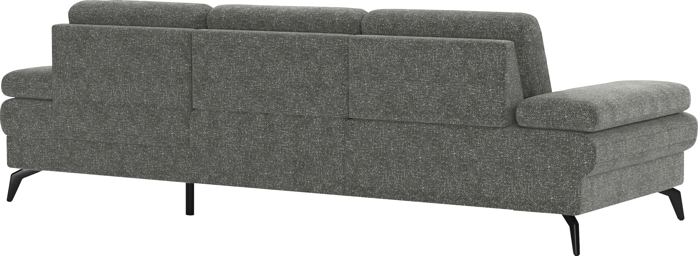 sit&more Ecksofa »Morris L-Form, inkl. Sitztiefenverstellung«, wahlweise mit Armteilverstellung, Bettfunktion & Bettkasten