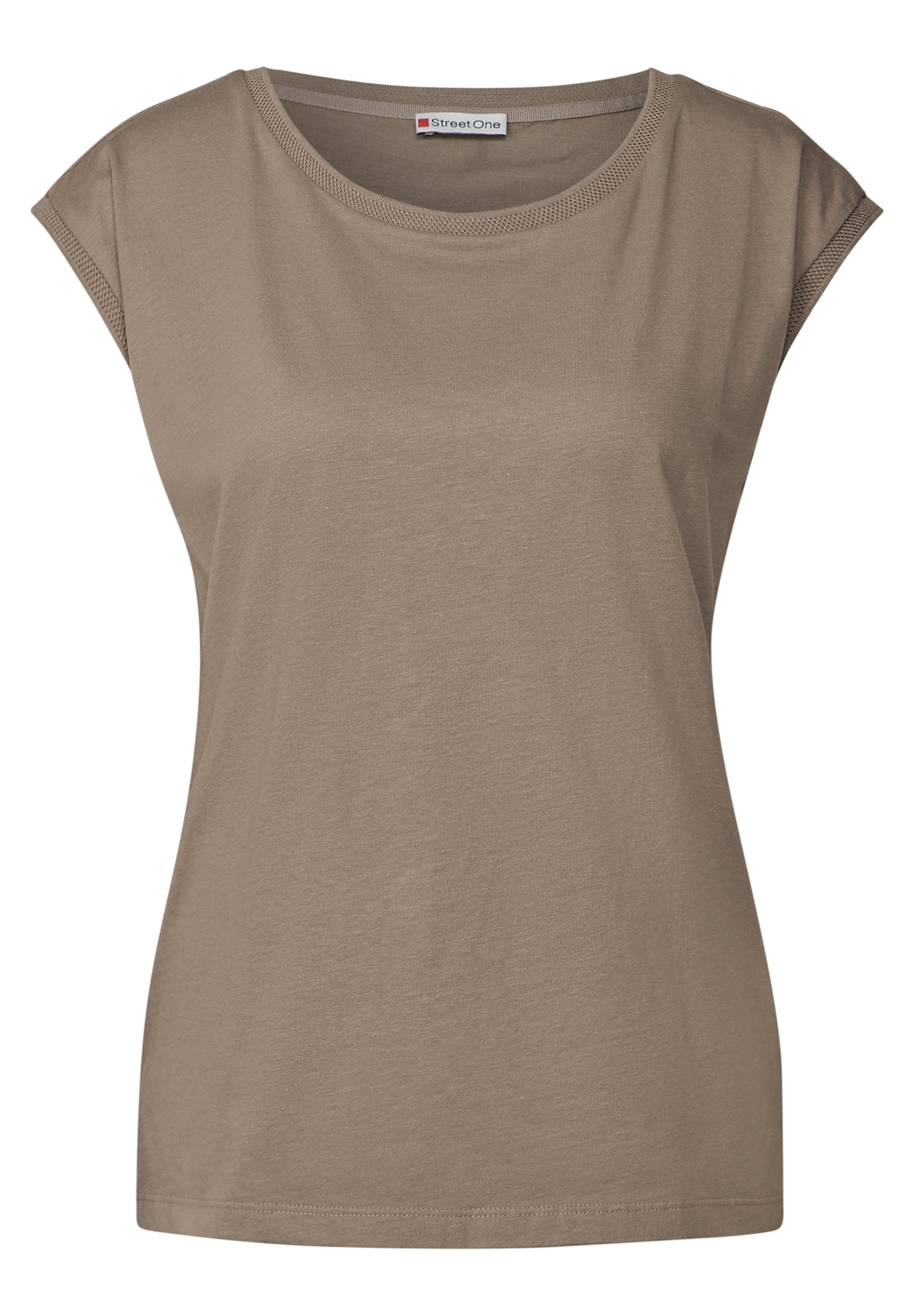 STREET ONE T-Shirt, aus reiner Baumwolle